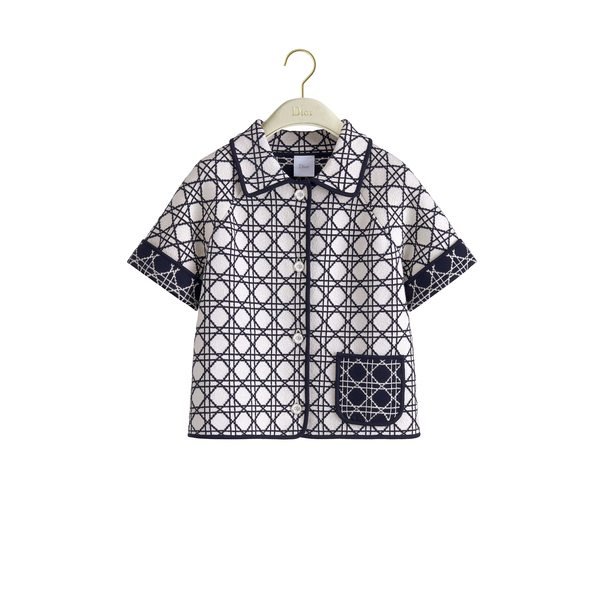 DIOR | ショートスリーブ ジャケット マクロカナージュ ツイード