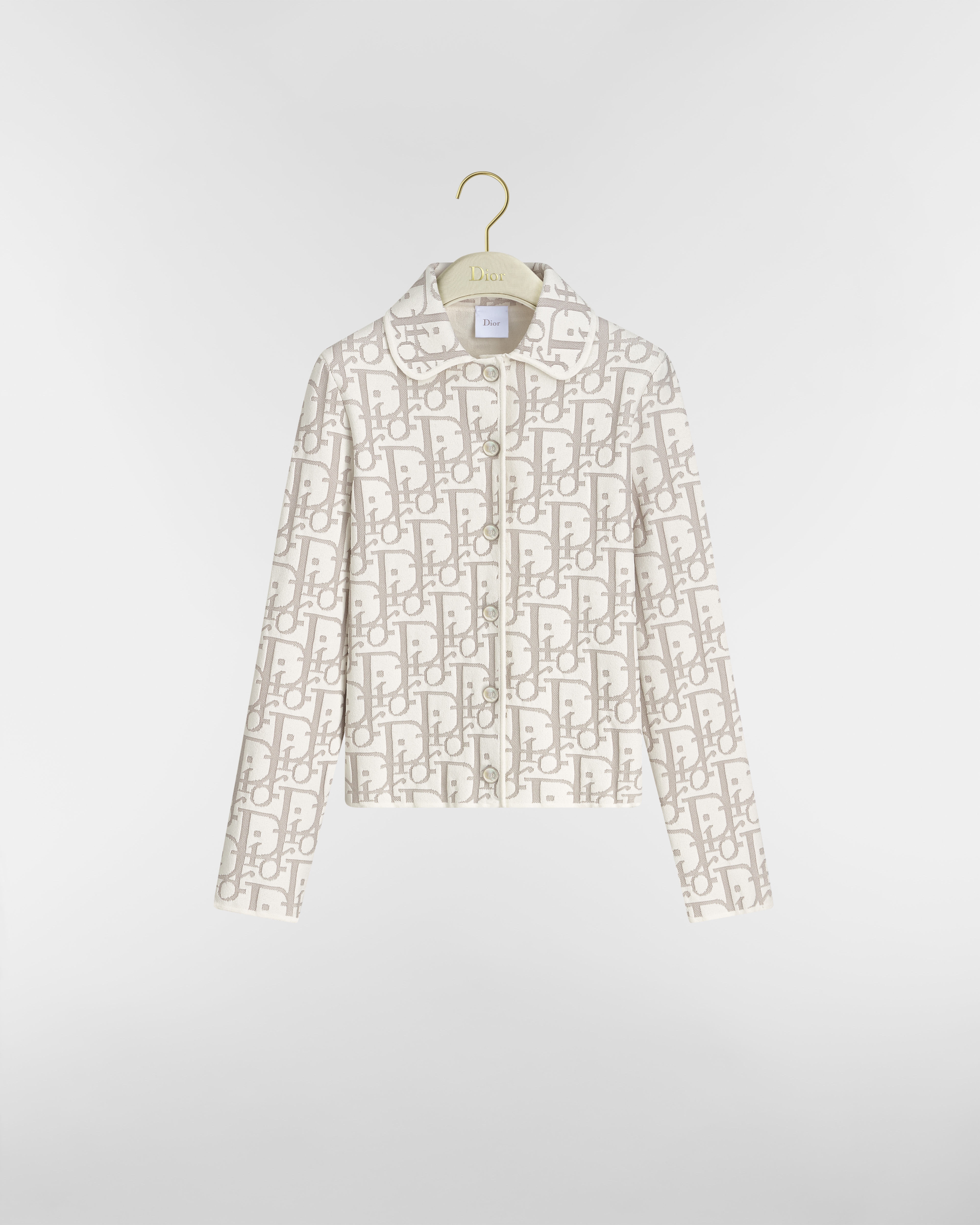 Chaqueta Jacquard técnico Dior Oblique blanco E01