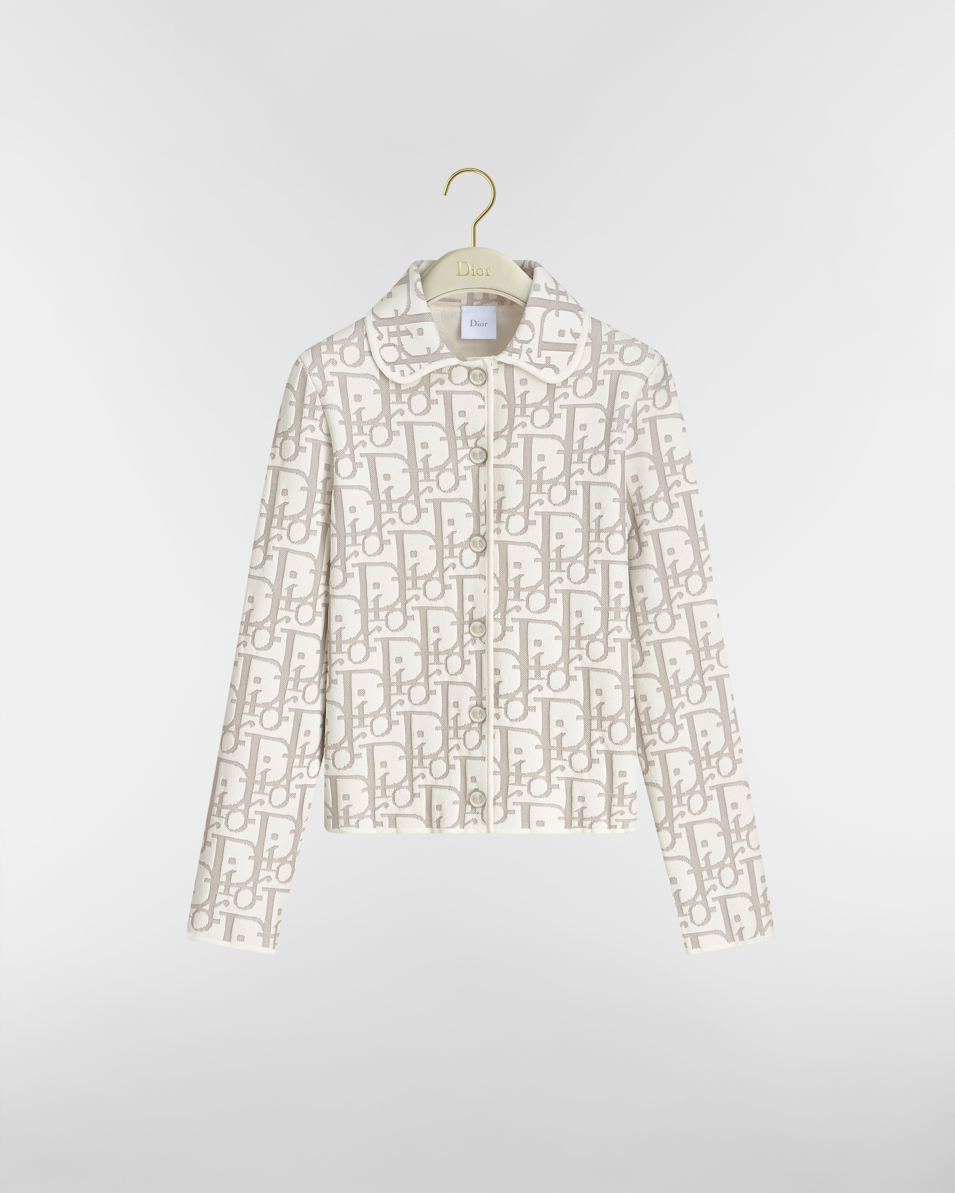 Jacket White Dior Oblique Technical Jacquard E01