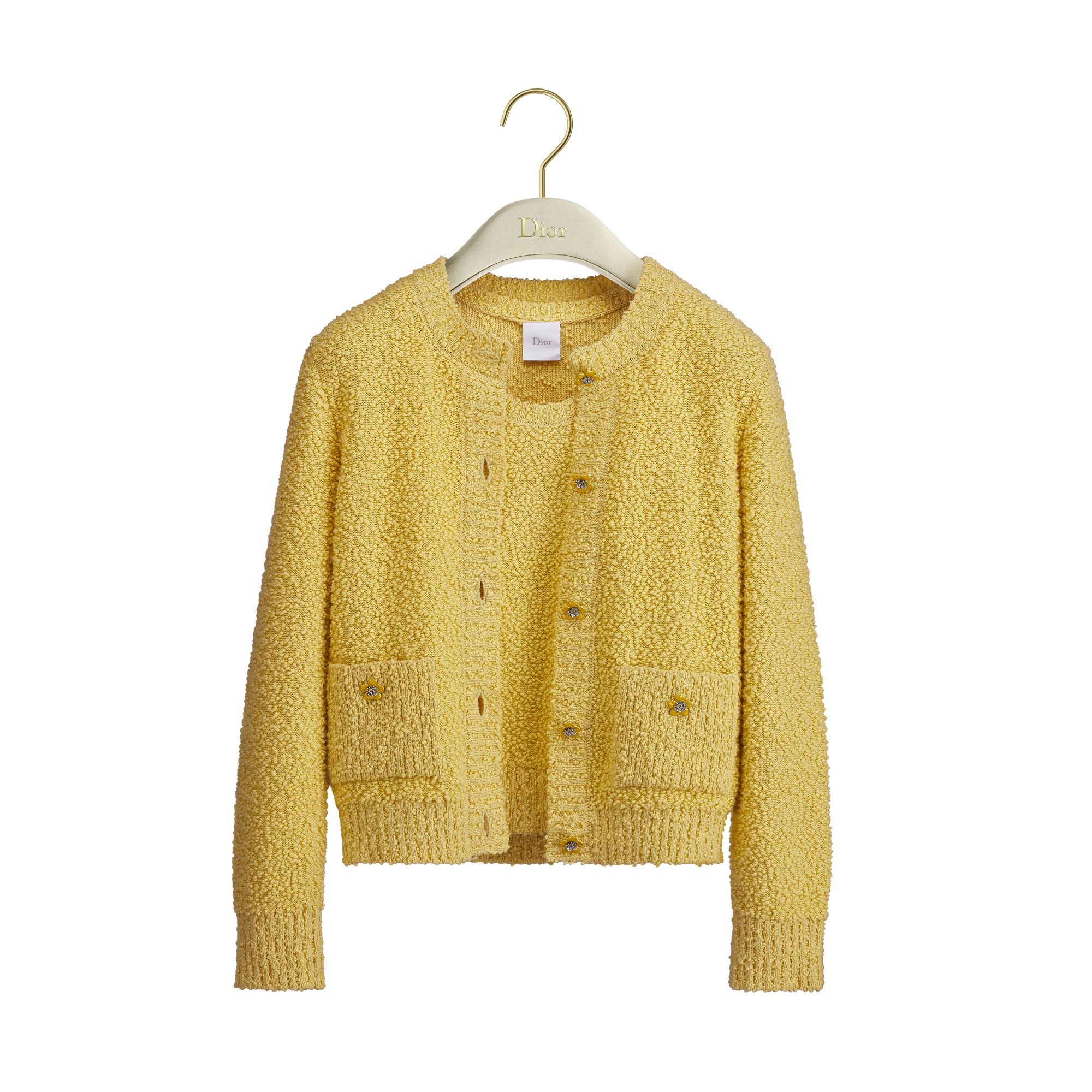 Twinset Buttercup Cotton-Wool-Blend Bouclé Knit E01