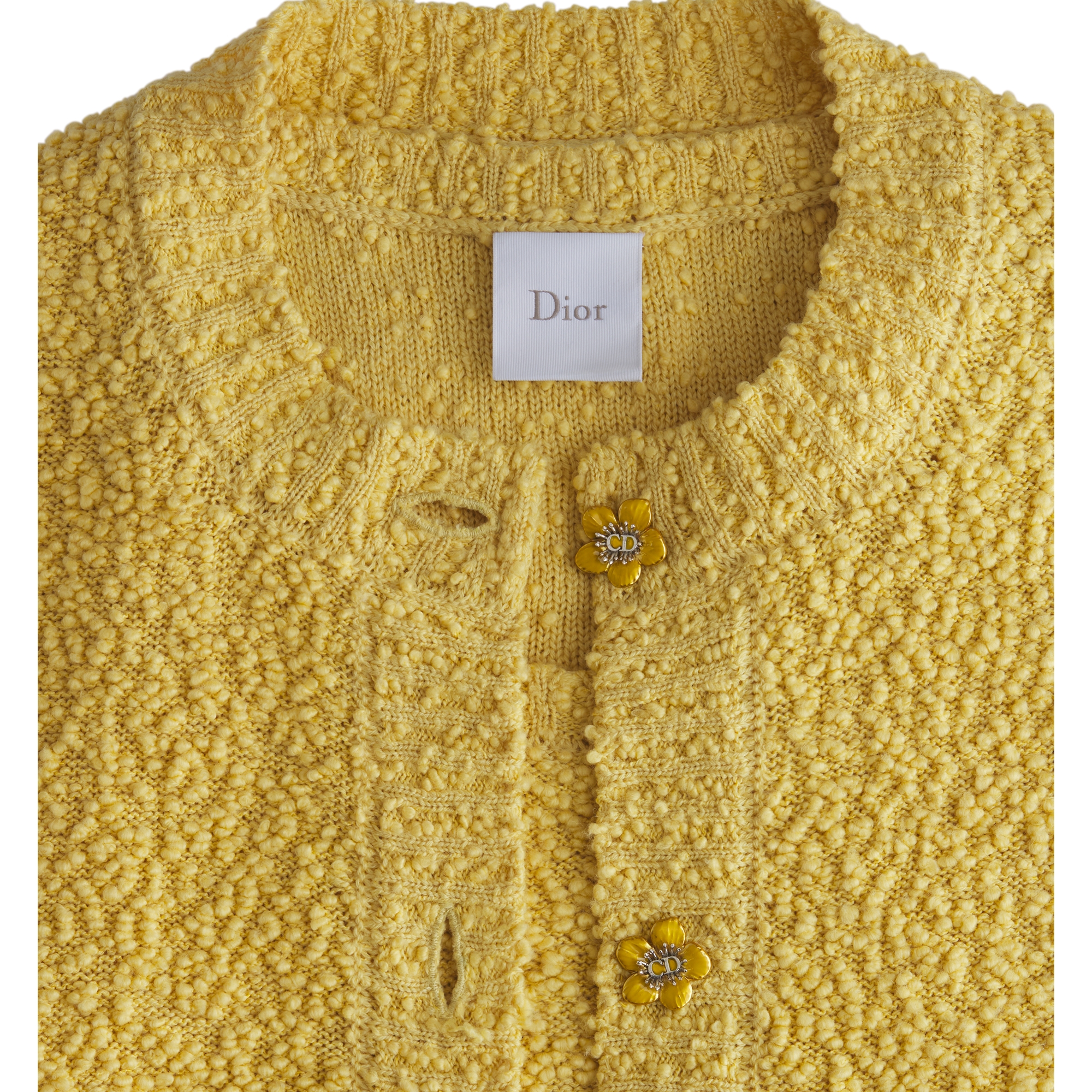 Twinset Buttercup Cotton-Wool-Blend Bouclé Knit E10