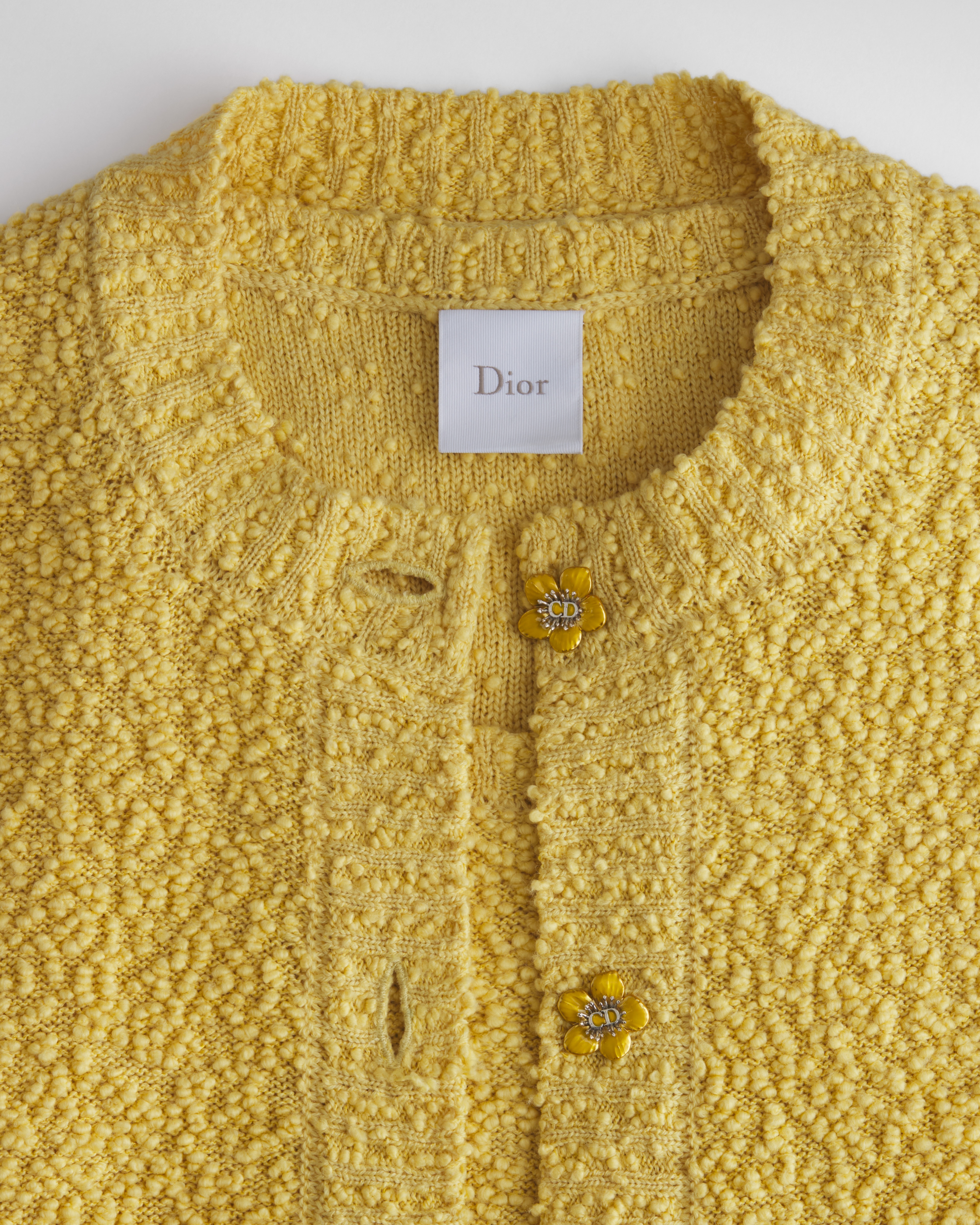 Twin-set Maglia di misto cotone e lana bouclé Buttercup E10