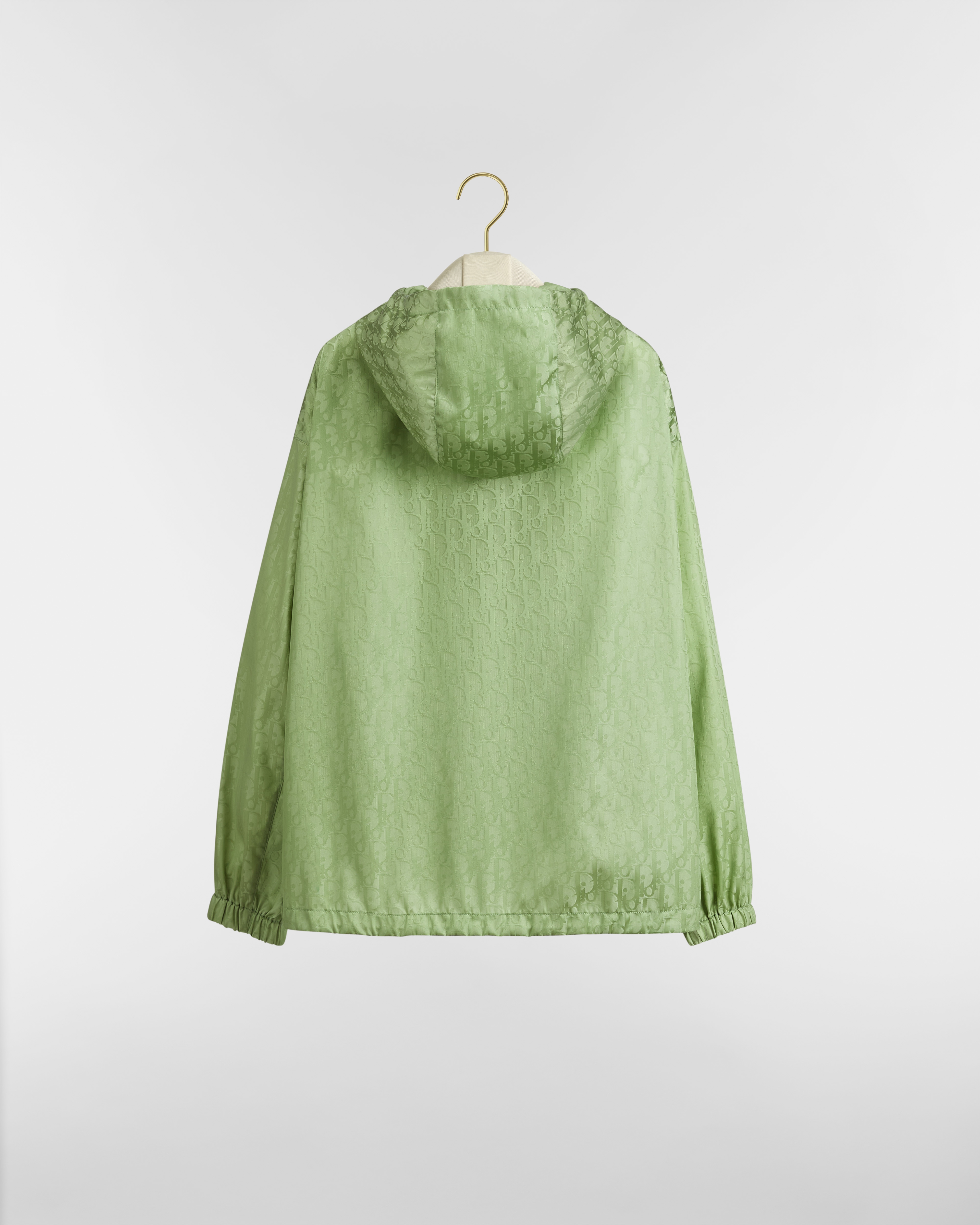 Zipped Jacket Green Dior Oblique Technical Taffeta E08