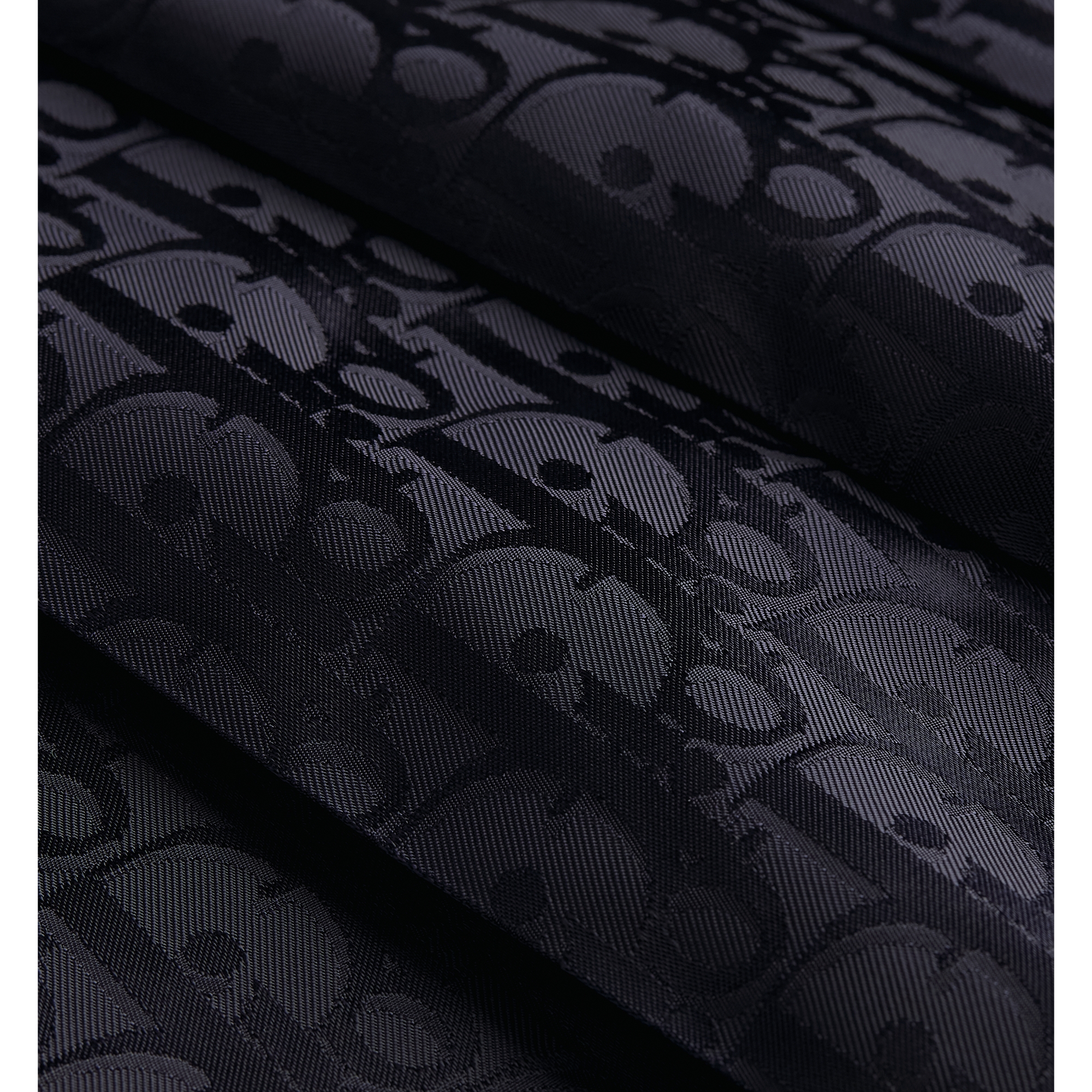 Pleated Miniskirt Navy Blue Dior Oblique Technical Taffeta E09