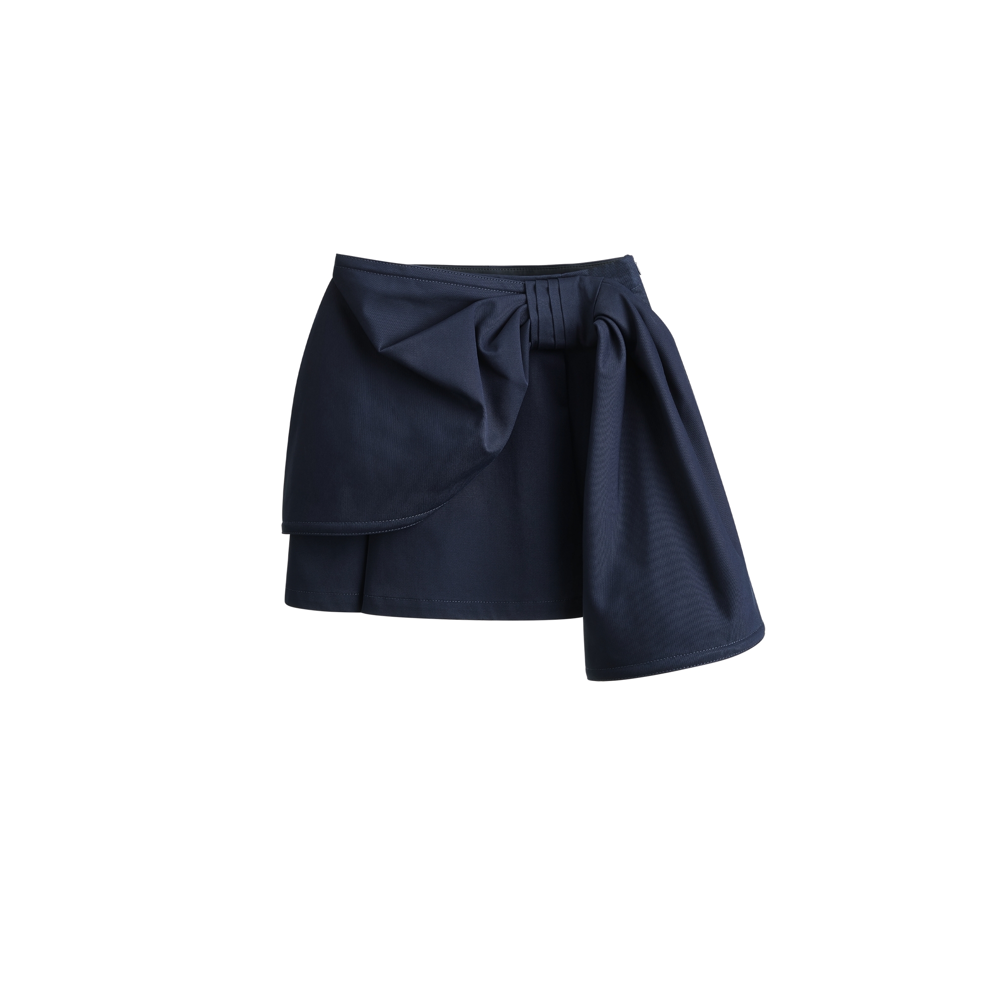  네이비 블루 코튼 개버딘