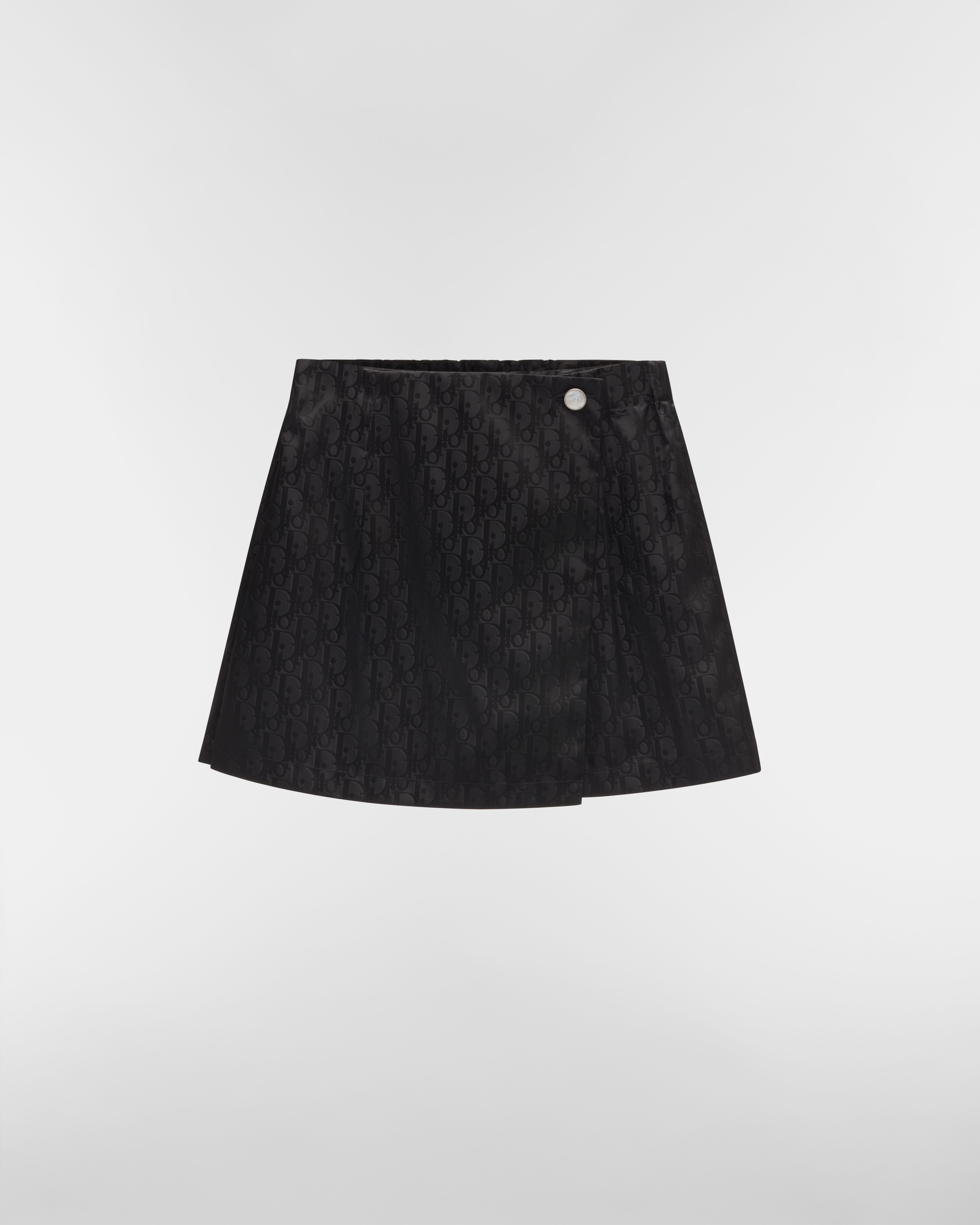 Skort Gray Dior Oblique Technical Taffeta | DIOR