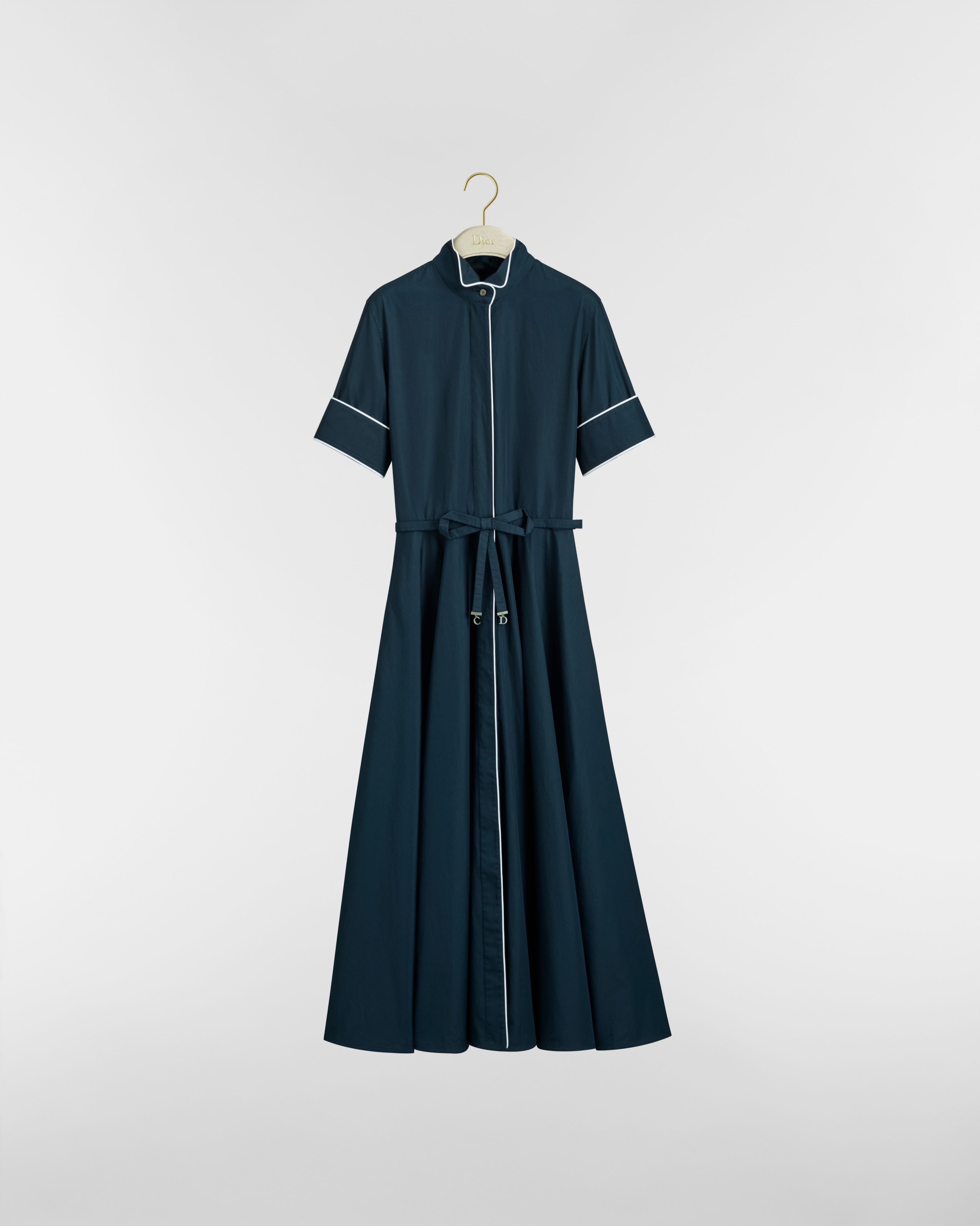 Mid-Length Belted Shirtdress