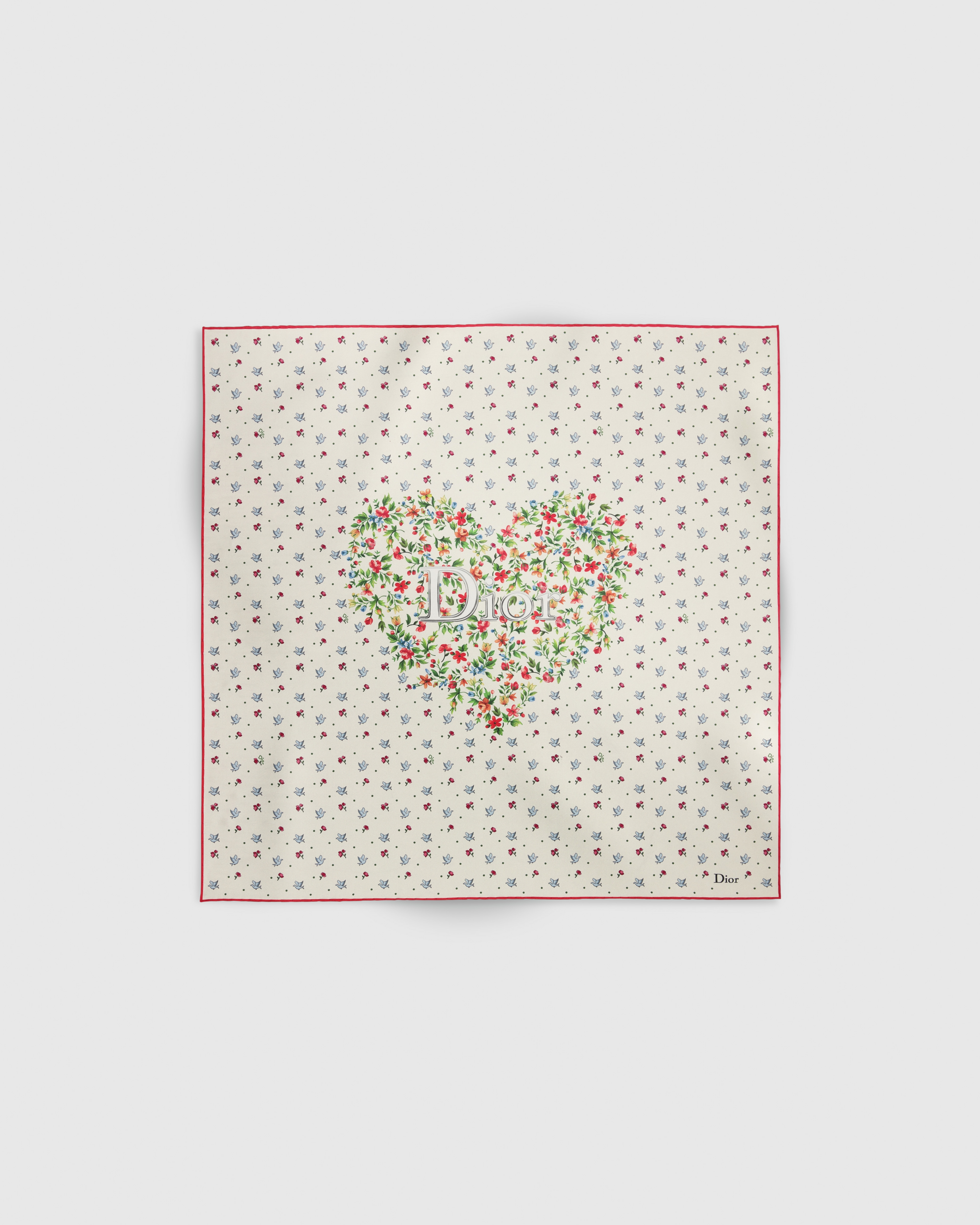 Dioramour Doves & Roses 70 Square Scarf