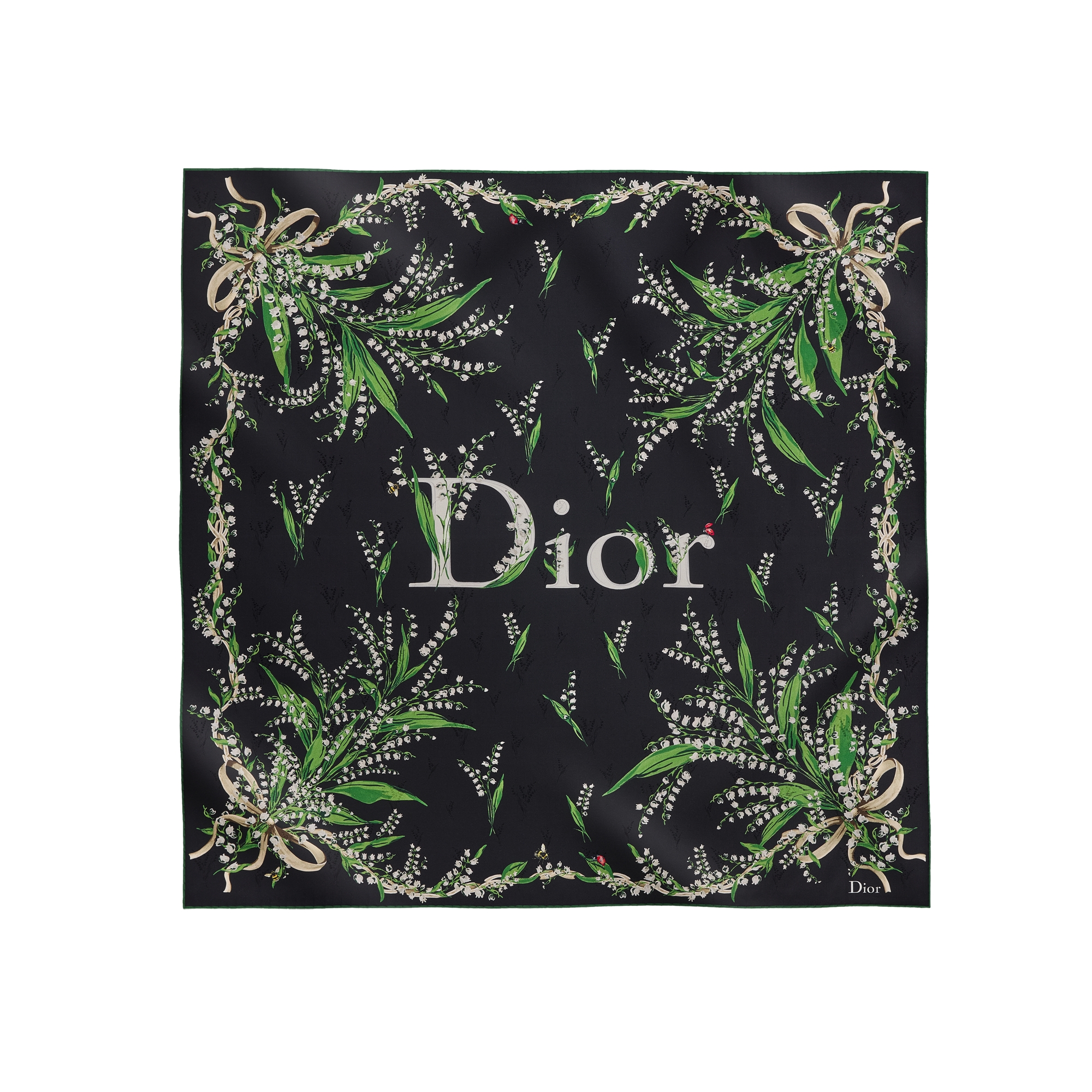  Black Multicolor Silk Jacquard