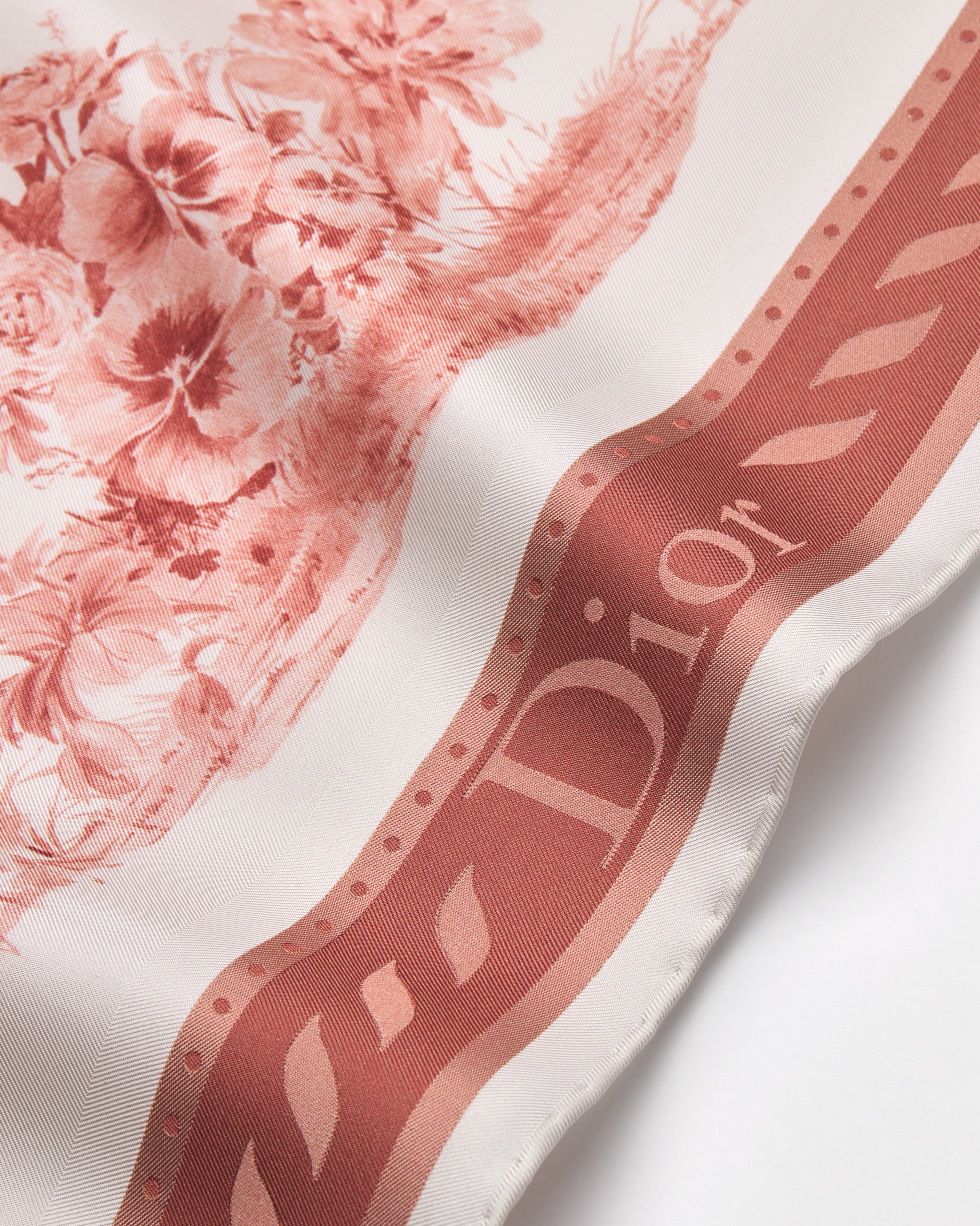 Toile de Jouy Floral Garden 90 Square Scarf