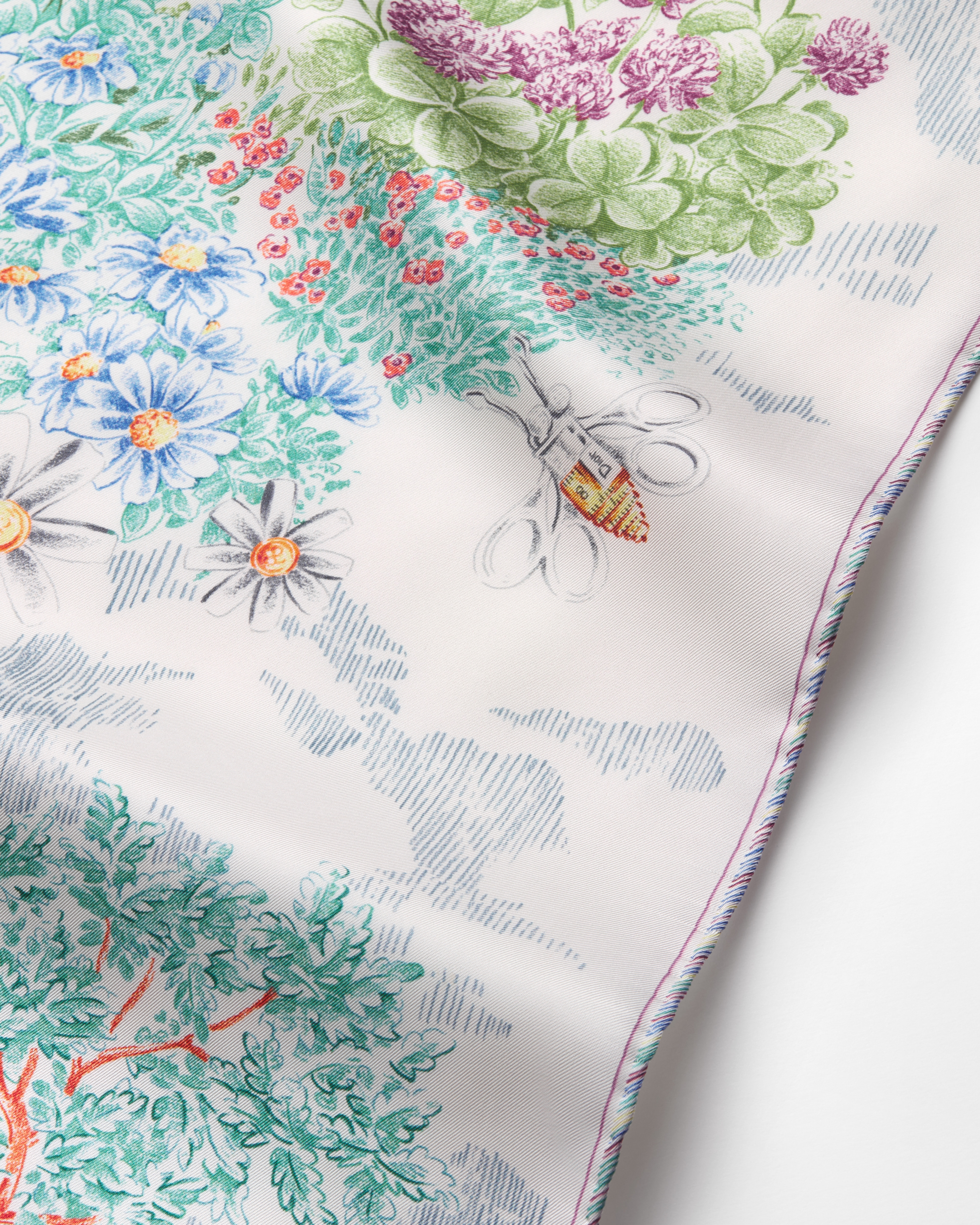 Dior Charming Garden 90 Square Scarf