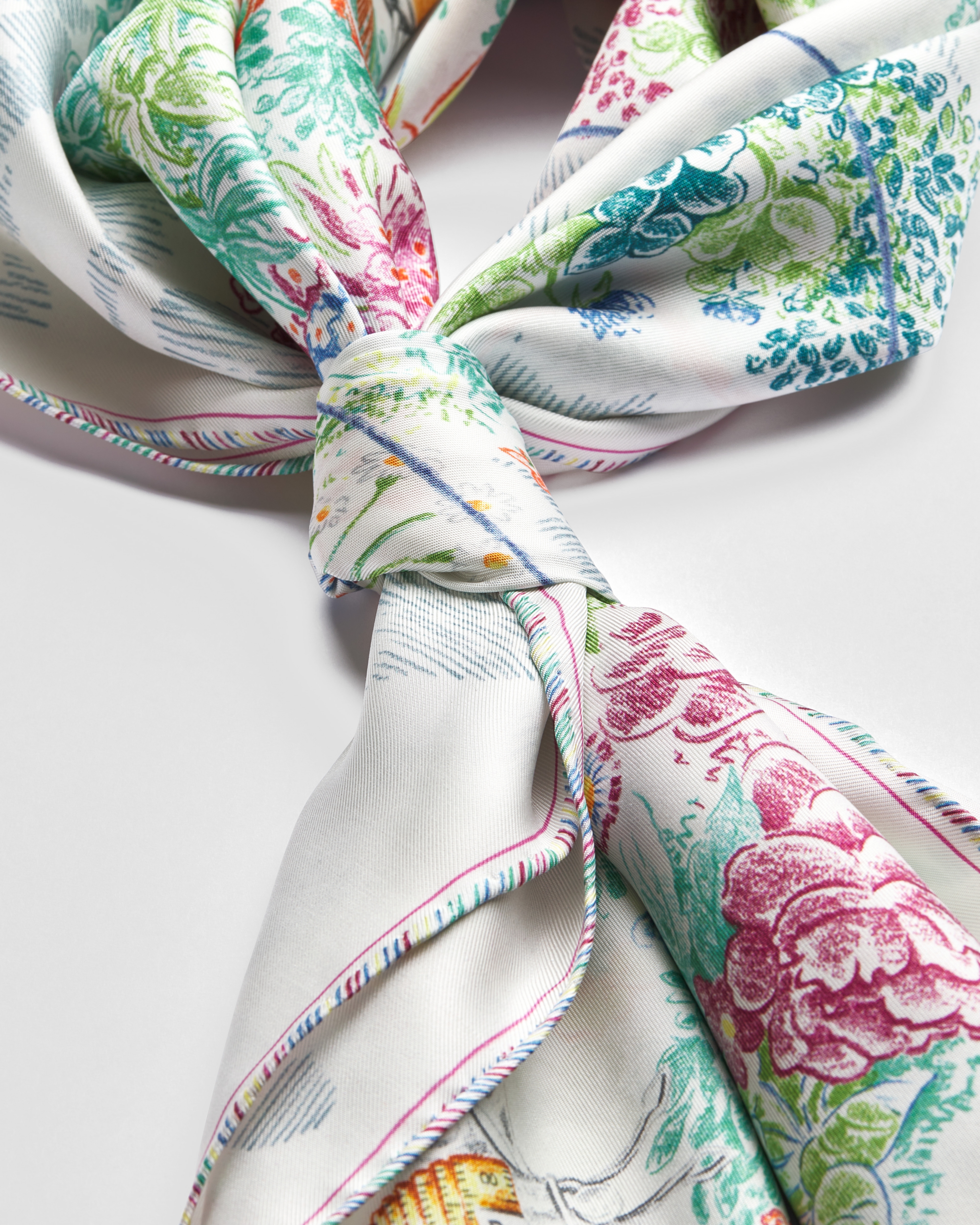 Dior Charming Garden 90 Square Scarf