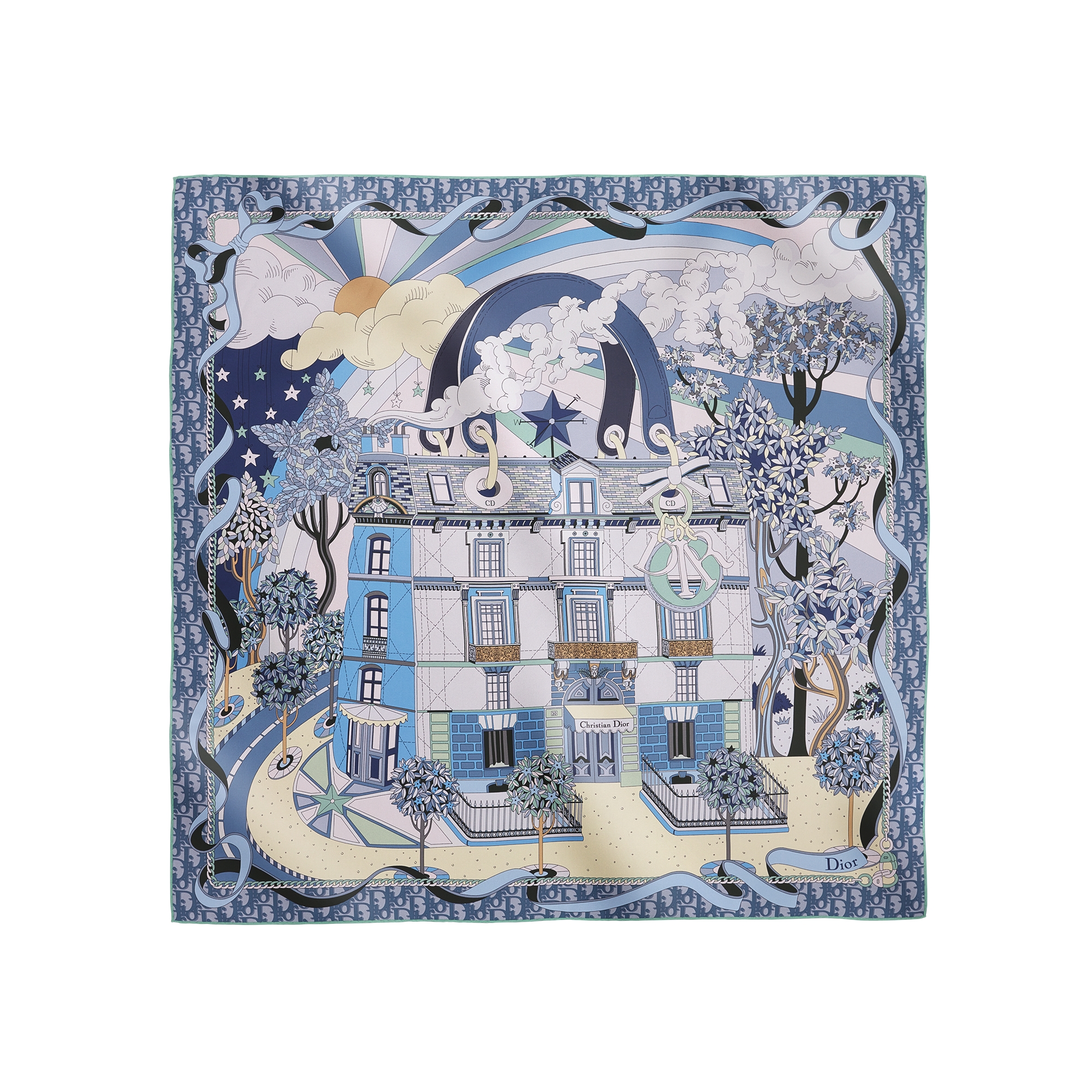  Denim Blue Silk Twill