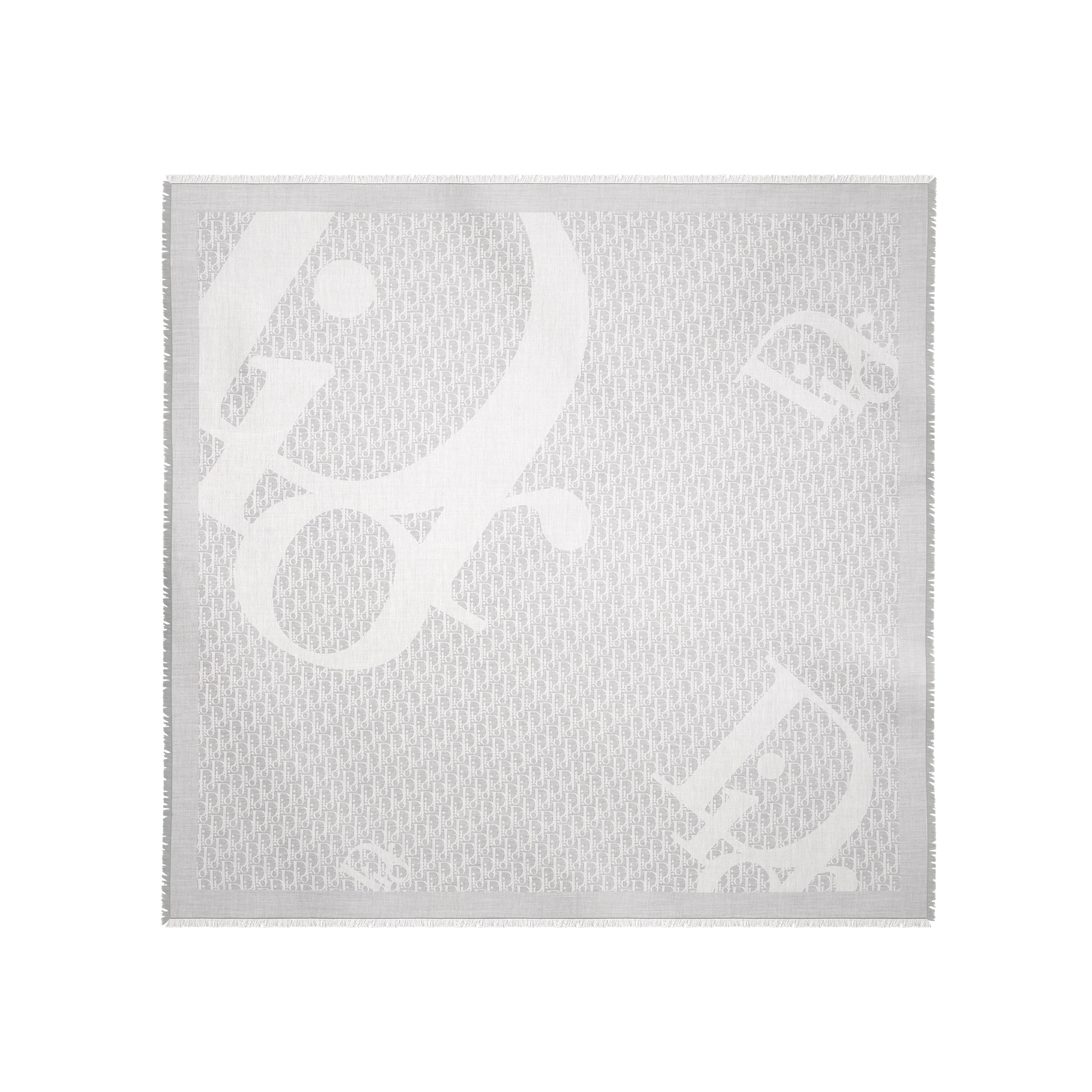  Jacquard di cotone, cachemire e seta gris Trianon