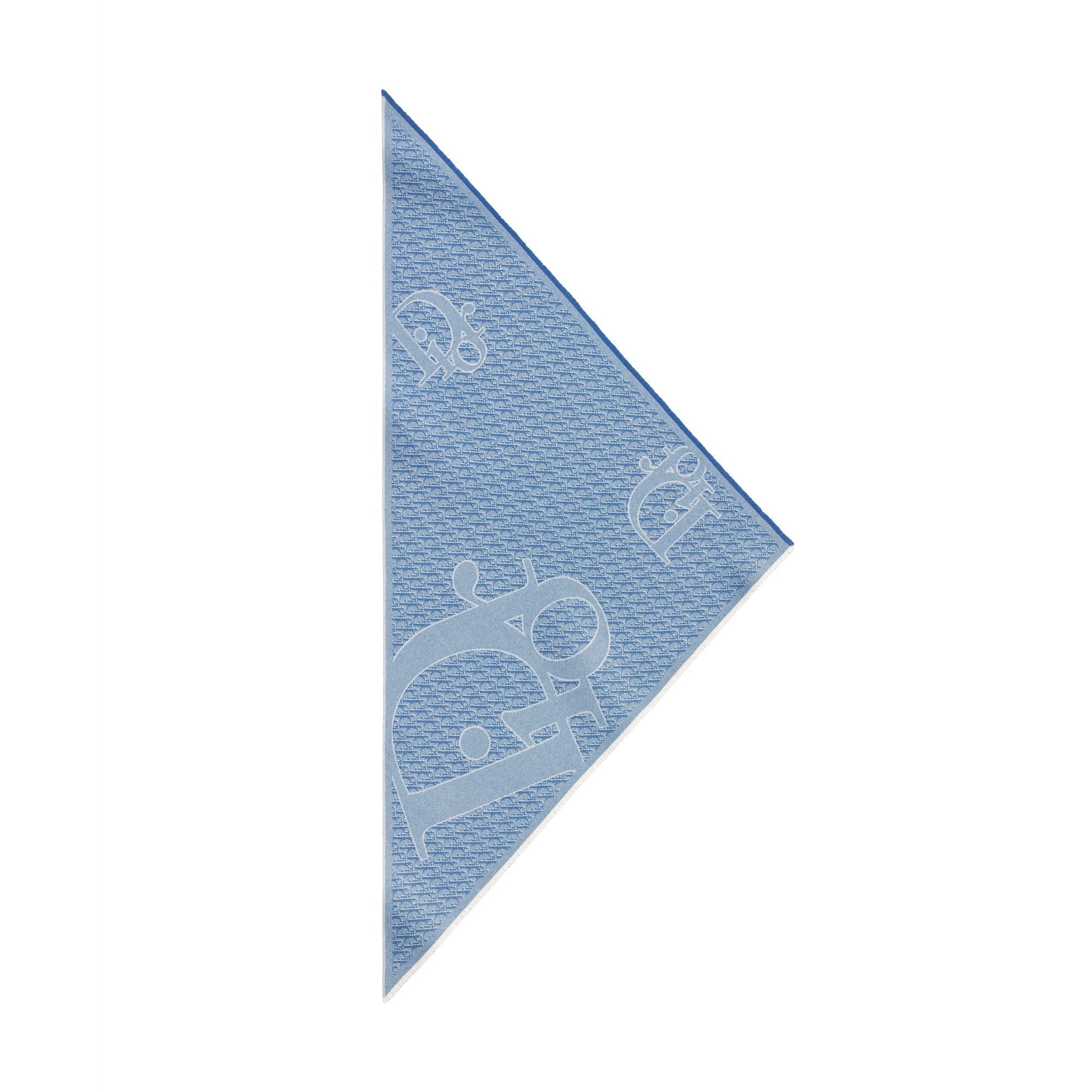  Jacquard de laine bleue