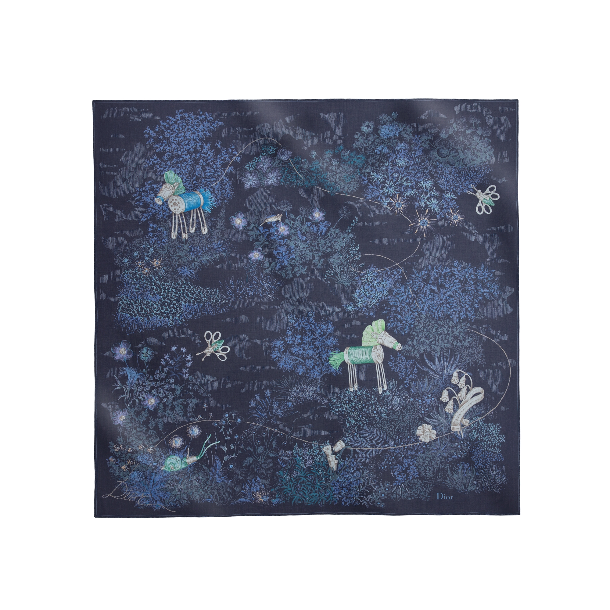  Cachemira azul oscuro