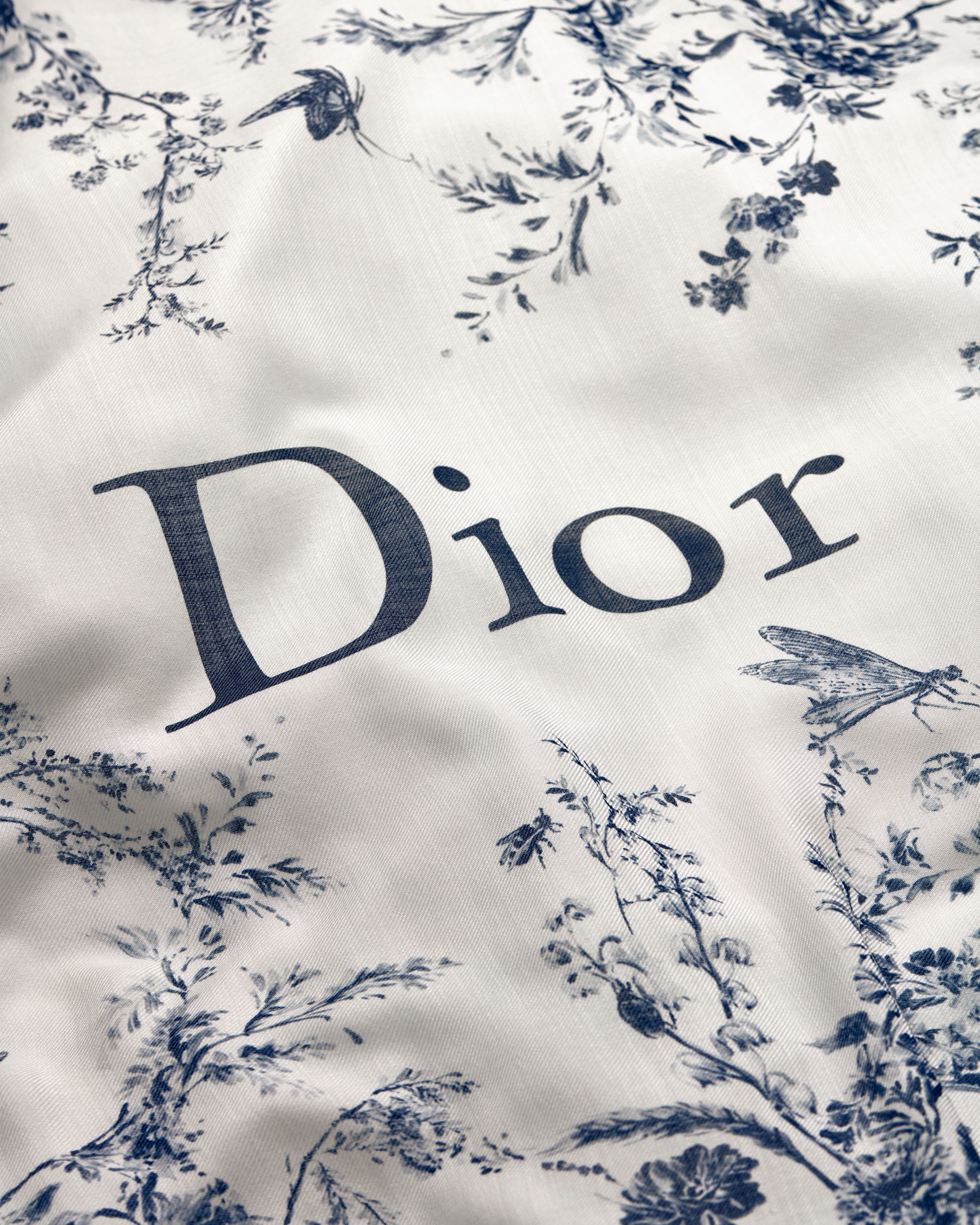 Toile de Jouy Floral Garden Shawl