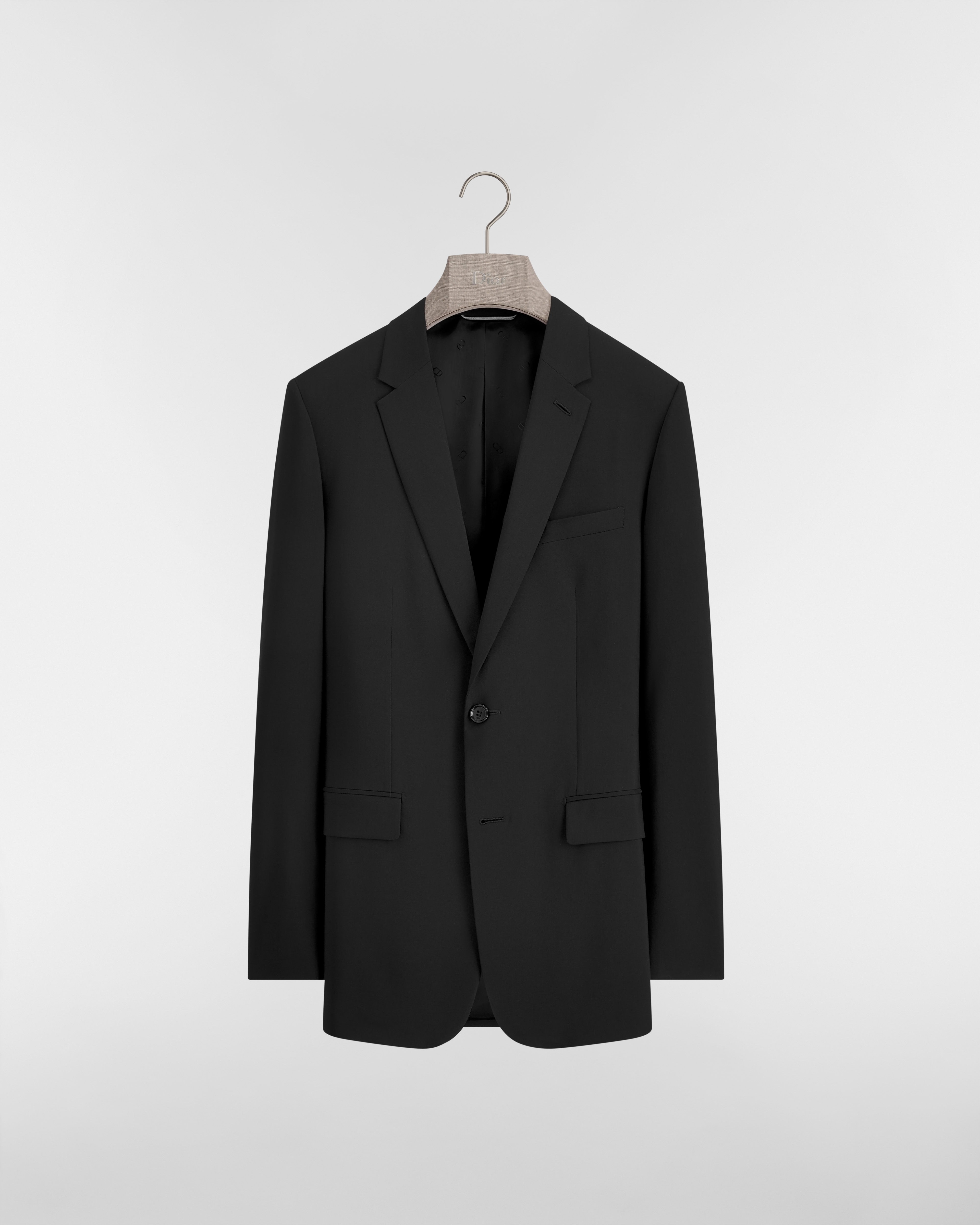 Traje clásico Lana virgen negra E02