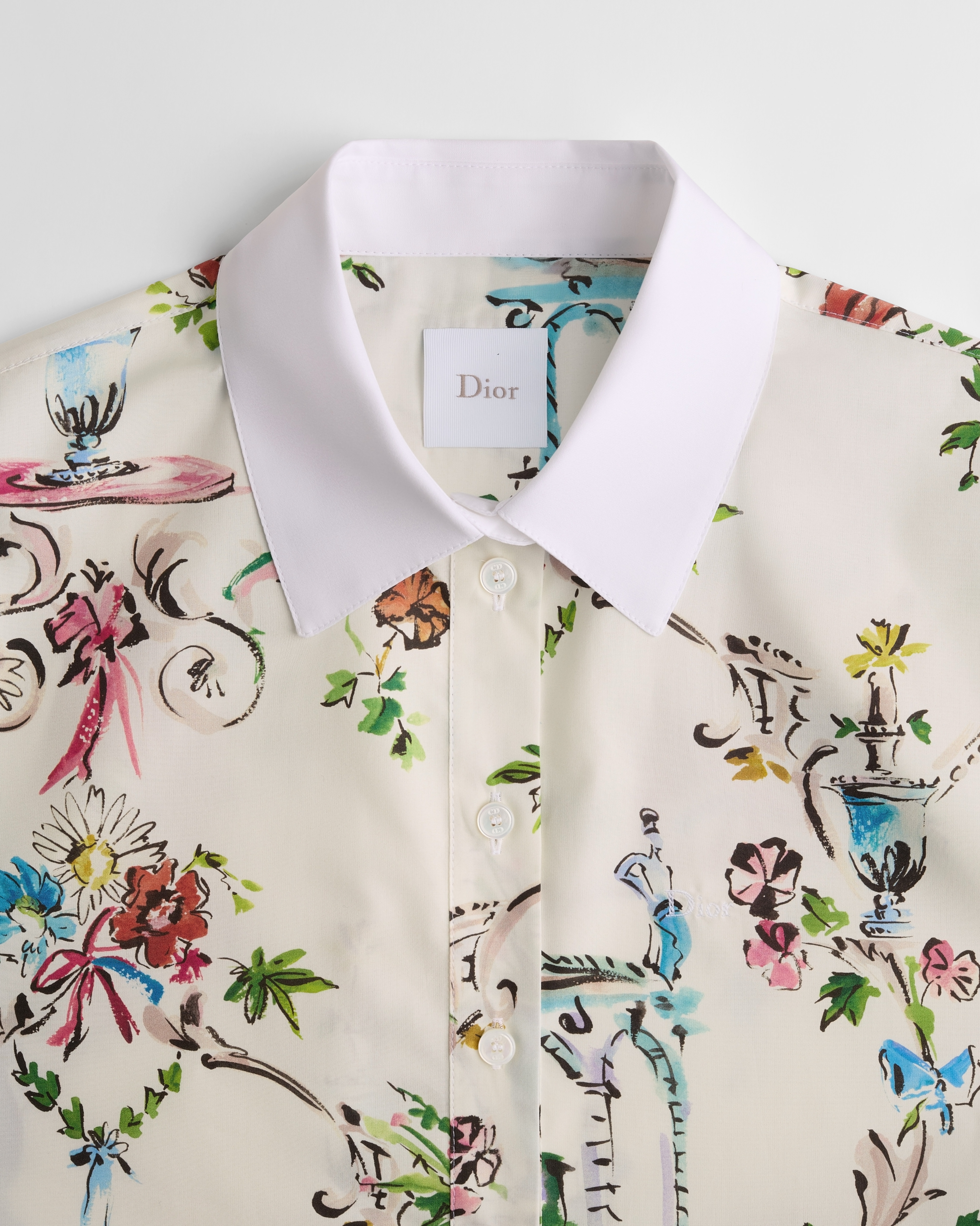 Dioriviera Tied Cropped Blouse