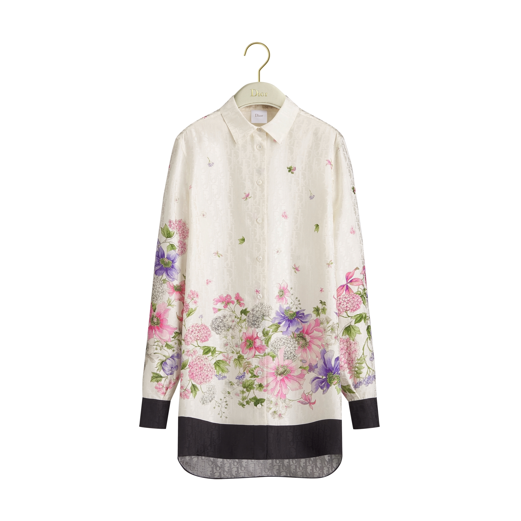 DIOR | ブラウス Dior Hortensia Garden シルクツイル