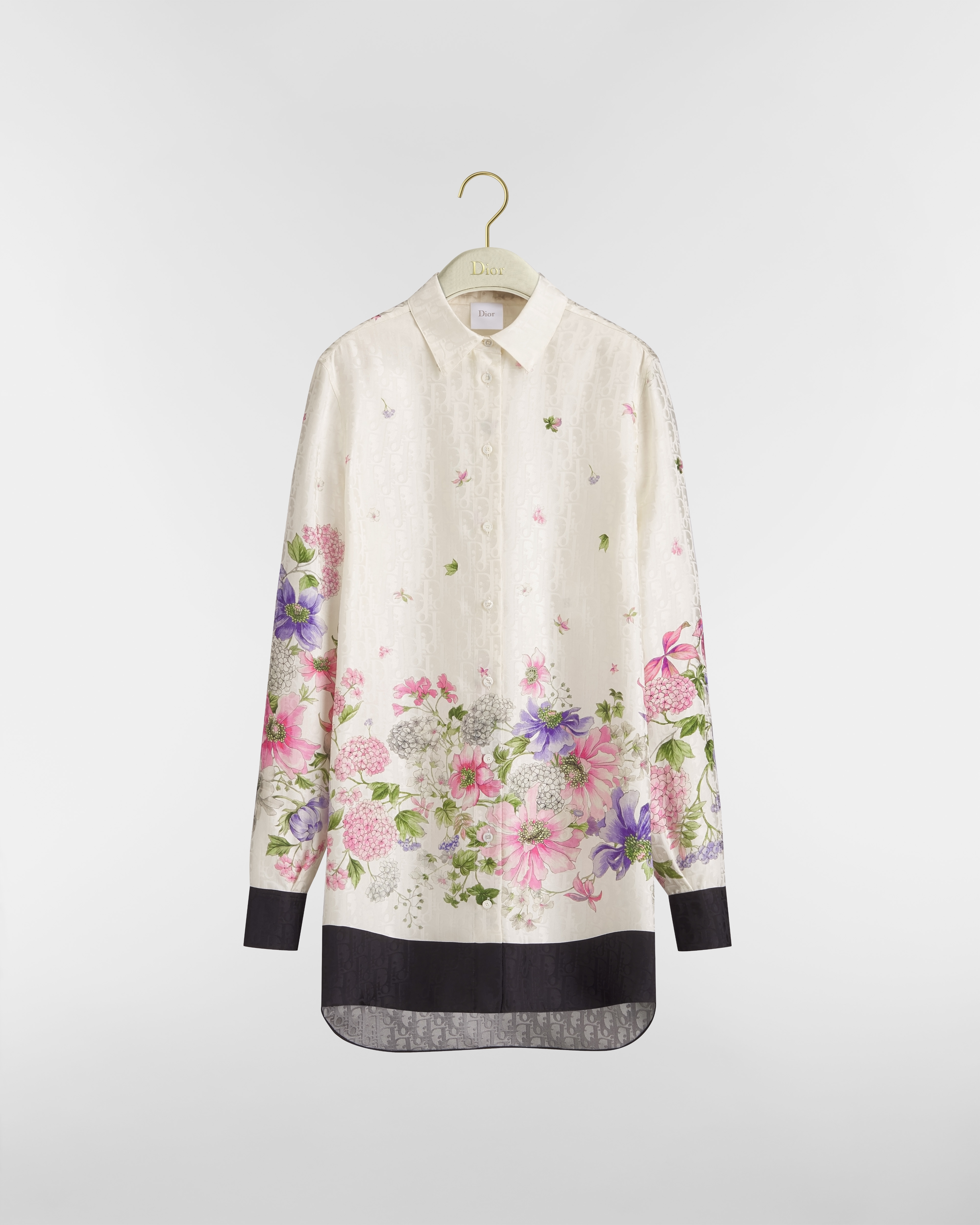 DIOR | ブラウス Dior Hortensia Garden シルクツイル