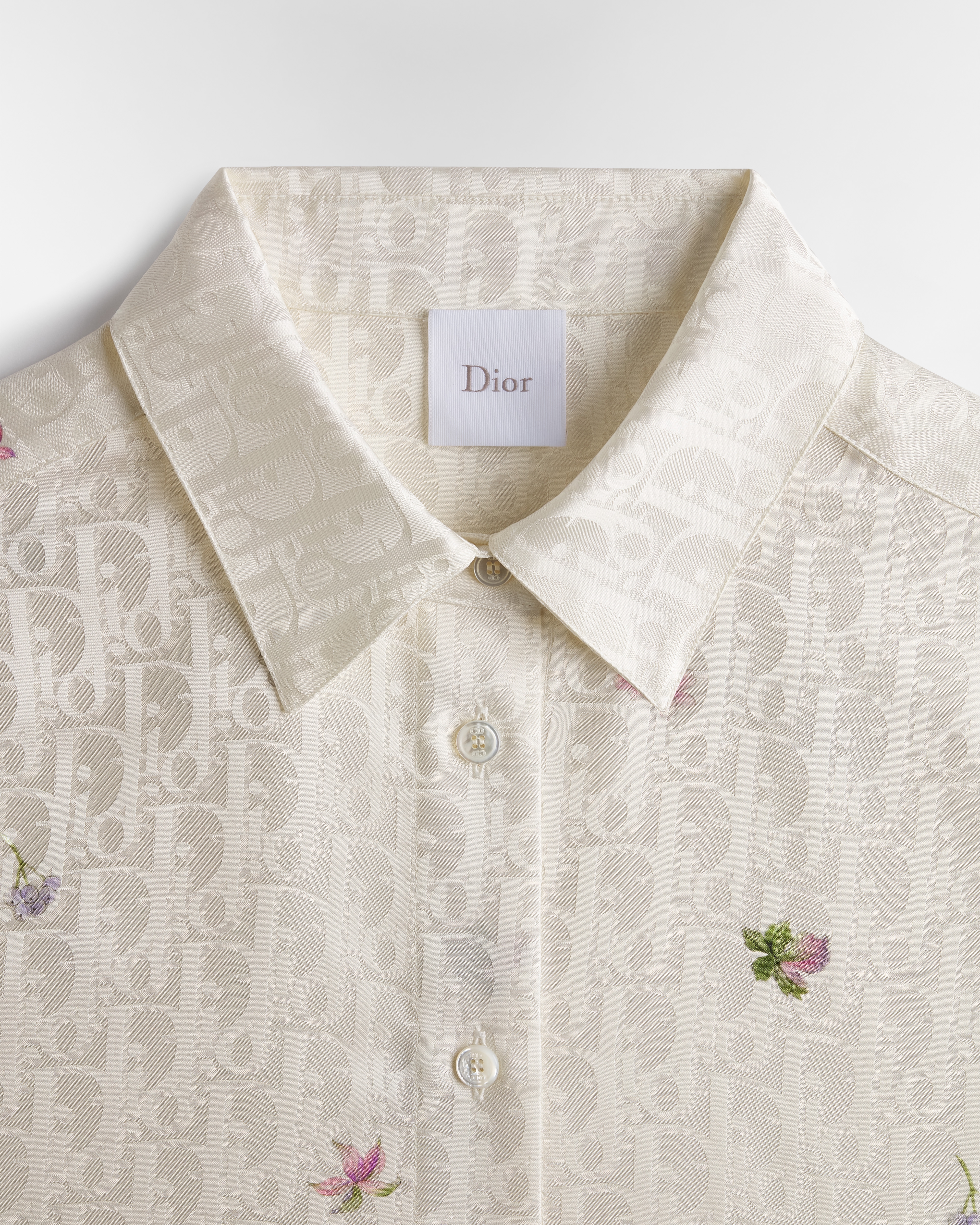 DIOR | ブラウス Dior Hortensia Garden シルクツイル
