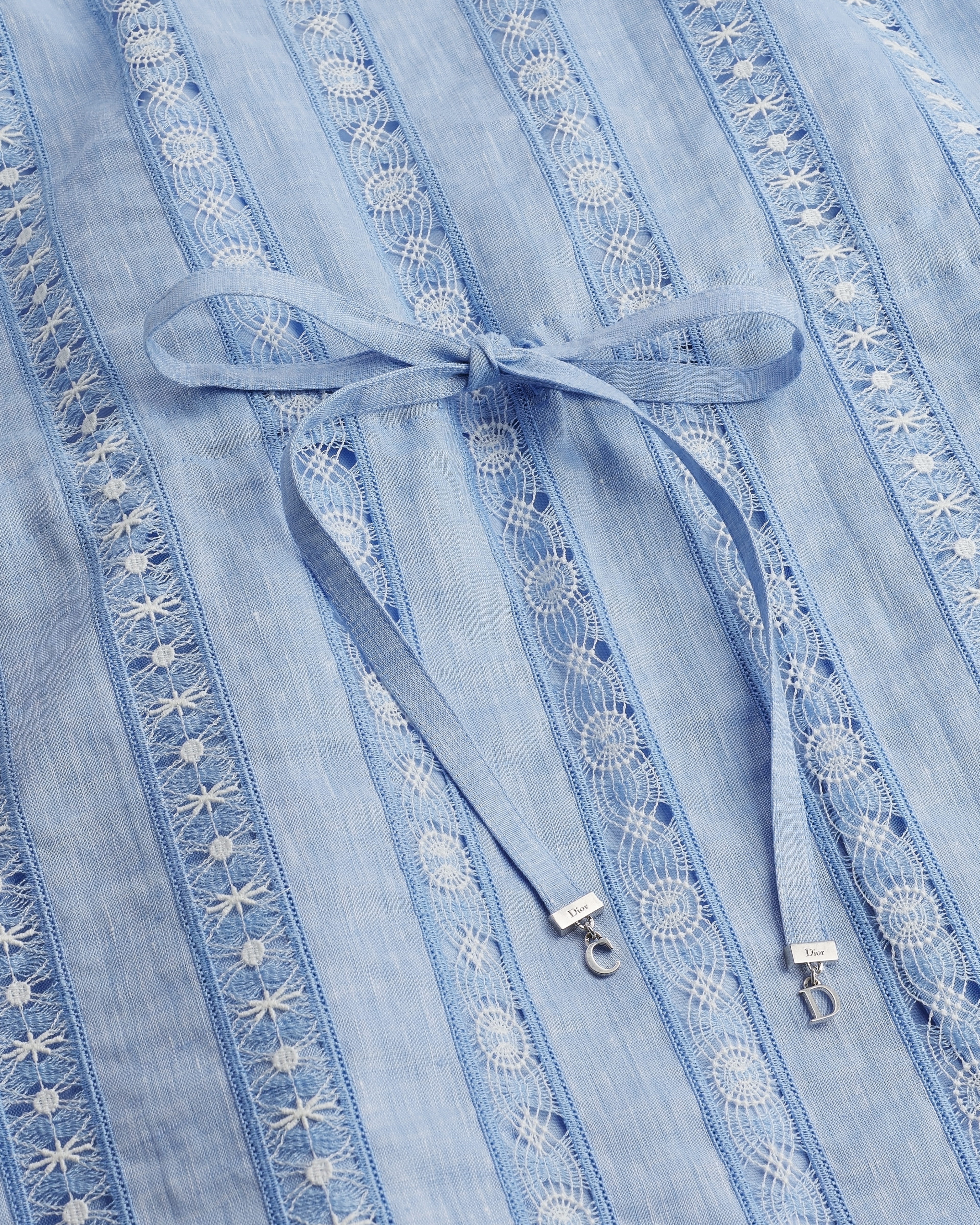 Dioriviera Embroidered Mid-Length Straight Dress