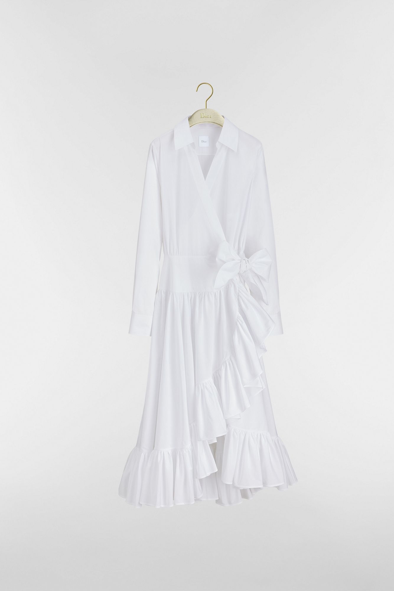 dior shirt dress - Dioriviera Long Shirtdress Celestial Blue Silk Twill With White Toile de Jouy Palms Motif - Size 40 Part of the Dioriviera capsule Dior-Logo Print Button-Down Shirt Dress