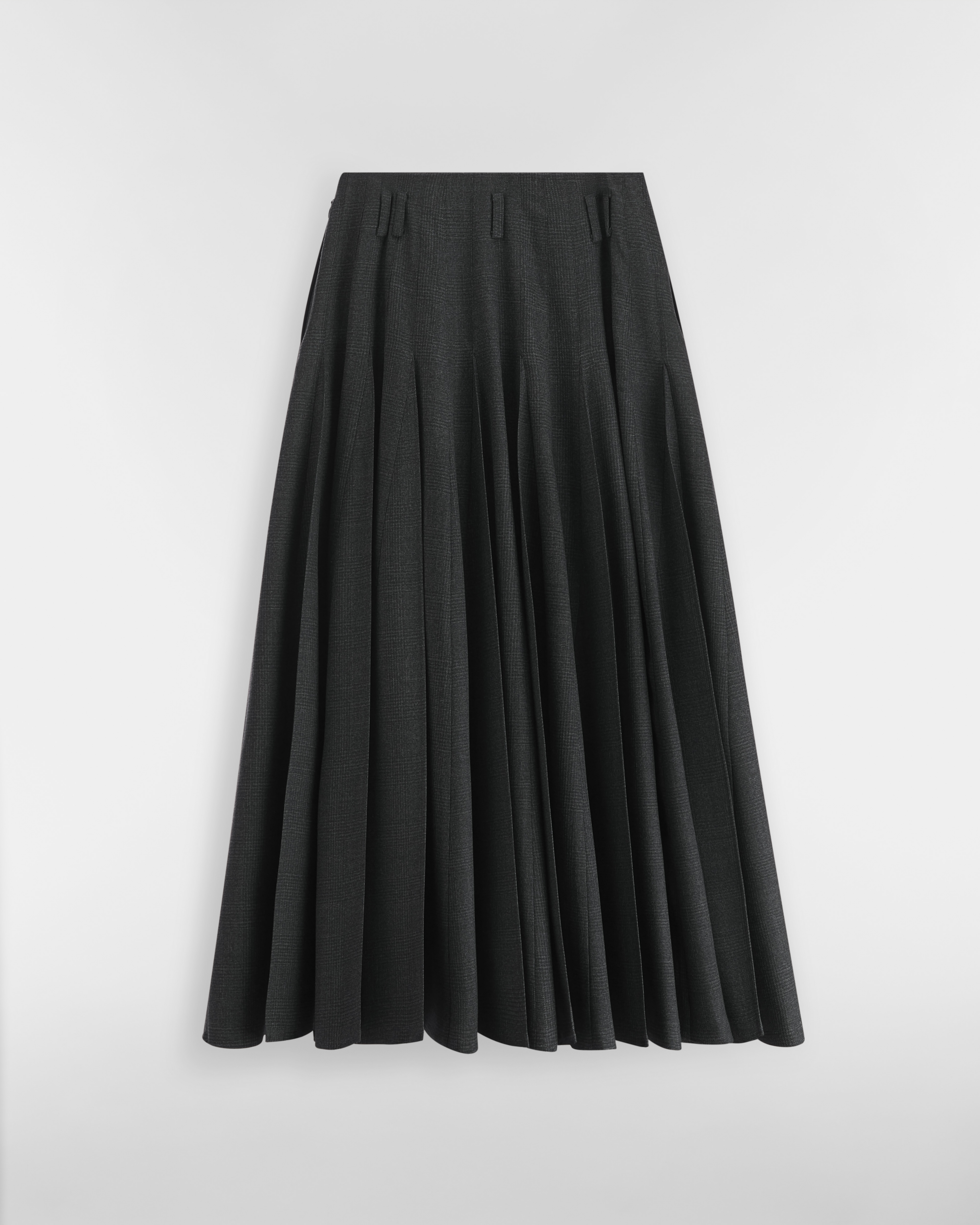 Mid-Length Flared Skirt