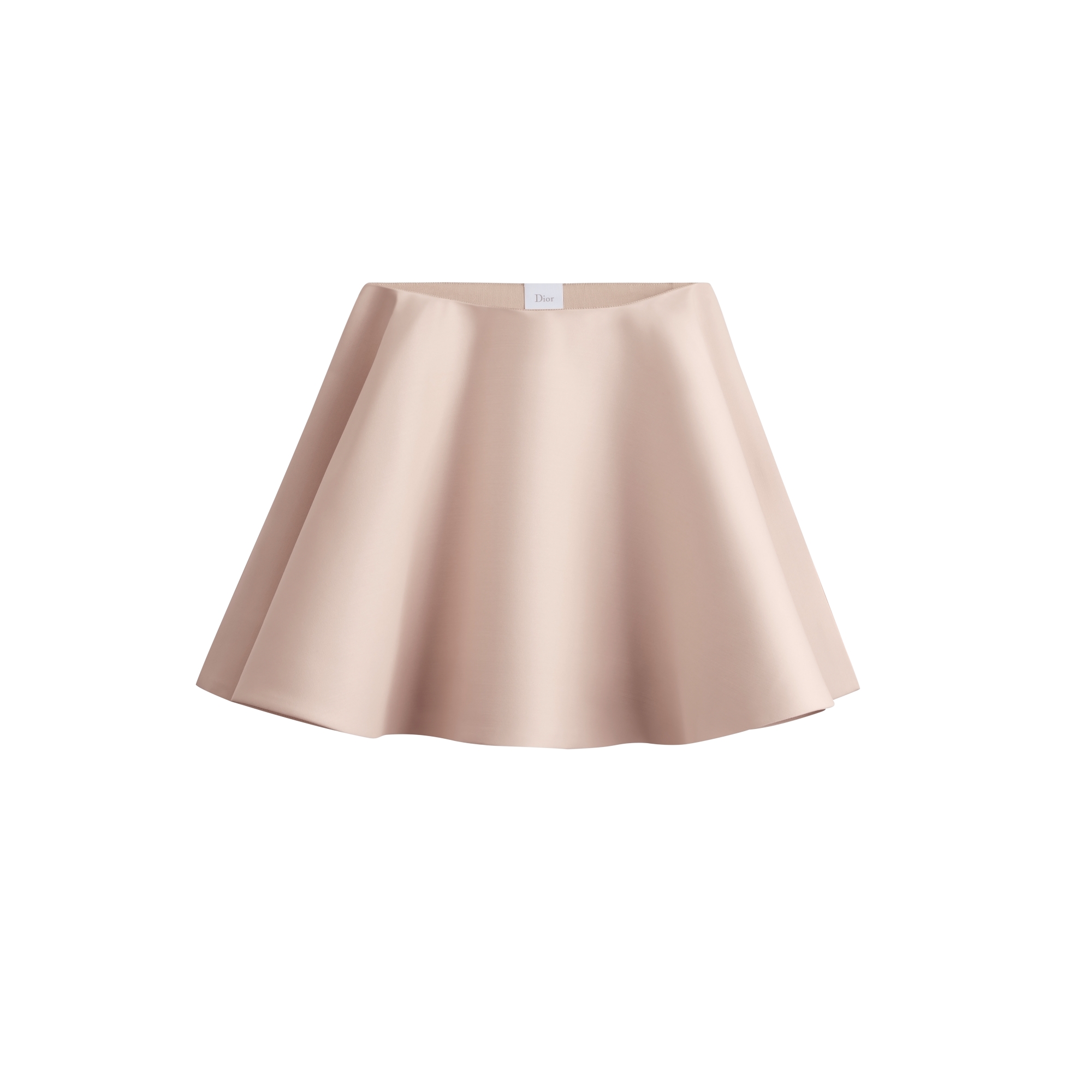 Flared Miniskirt Pink Wool and Silk | DIOR
