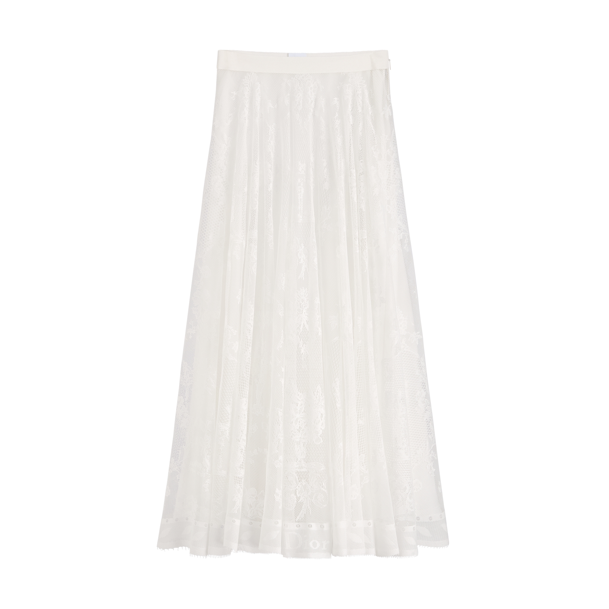  Pizzo di misto cotone Dior Arabesque bianco