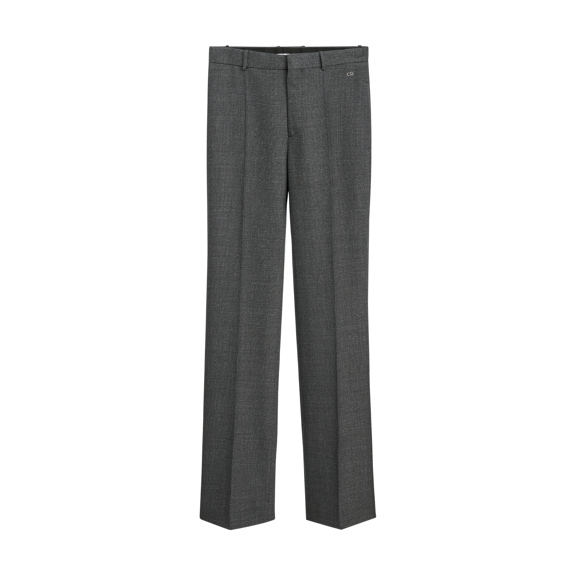 DIOR ディオール PRINCES OF WALES PANTS プリンセスオブウェールズ スラックスパンツ グレー 113C127A4995 Fitted Pants Gray Prince of Wales Virgin Wool | DIOR