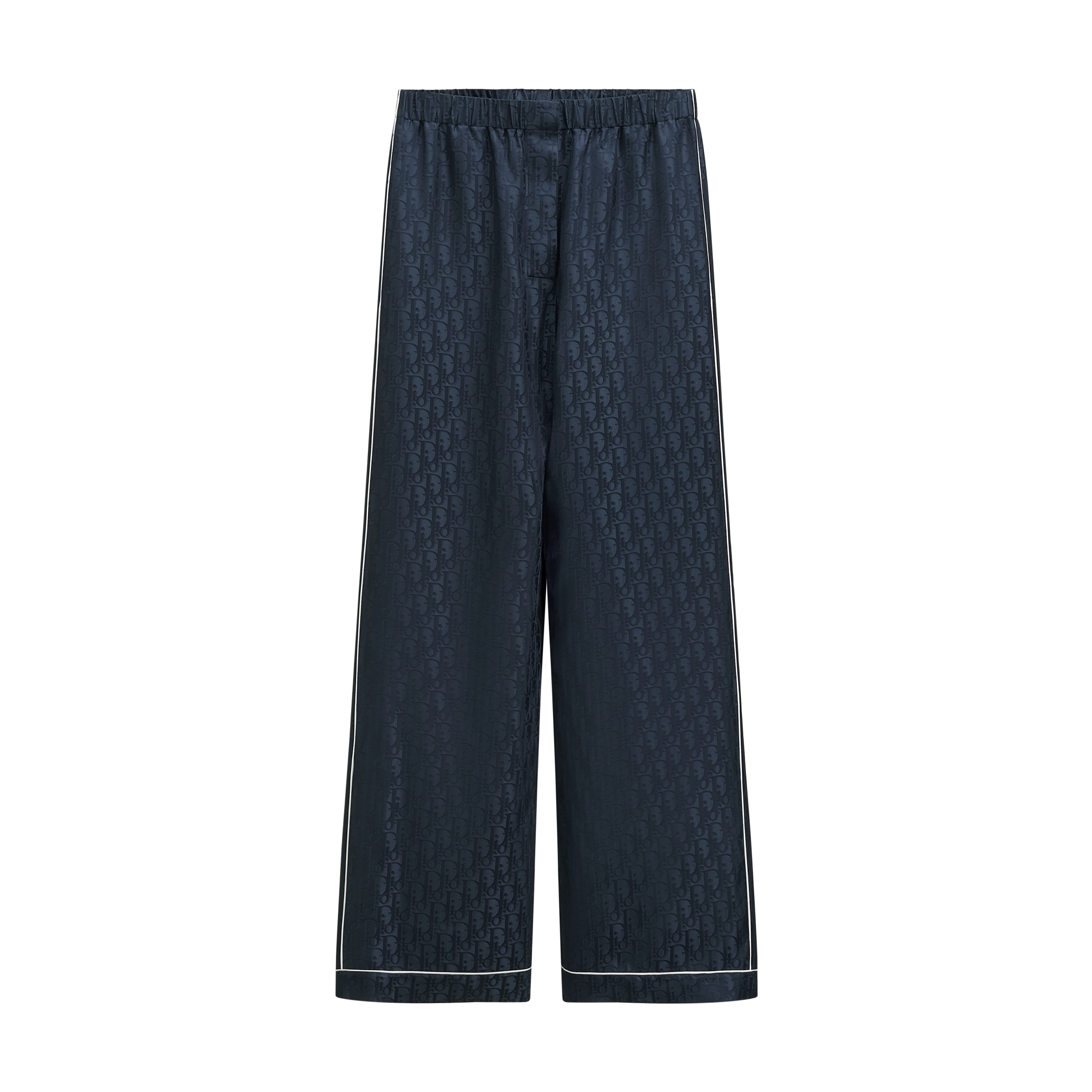 Pants Blue Dior Oblique Silk Twill | DIOR
