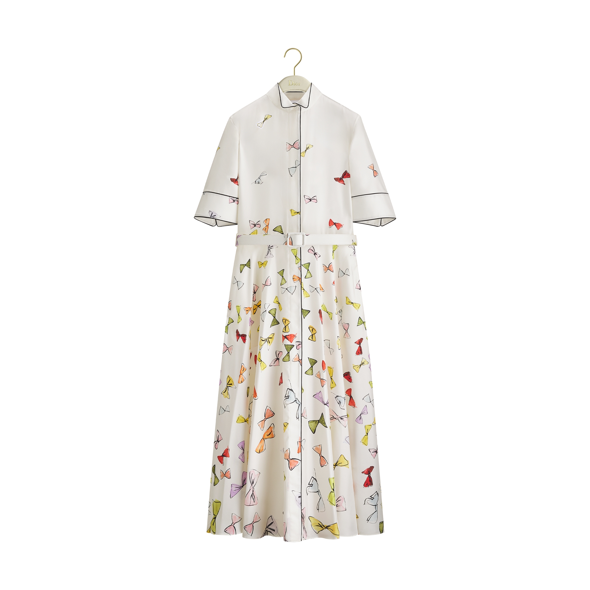 Dior Dioriviera Mid-Length Belted Shirtdress