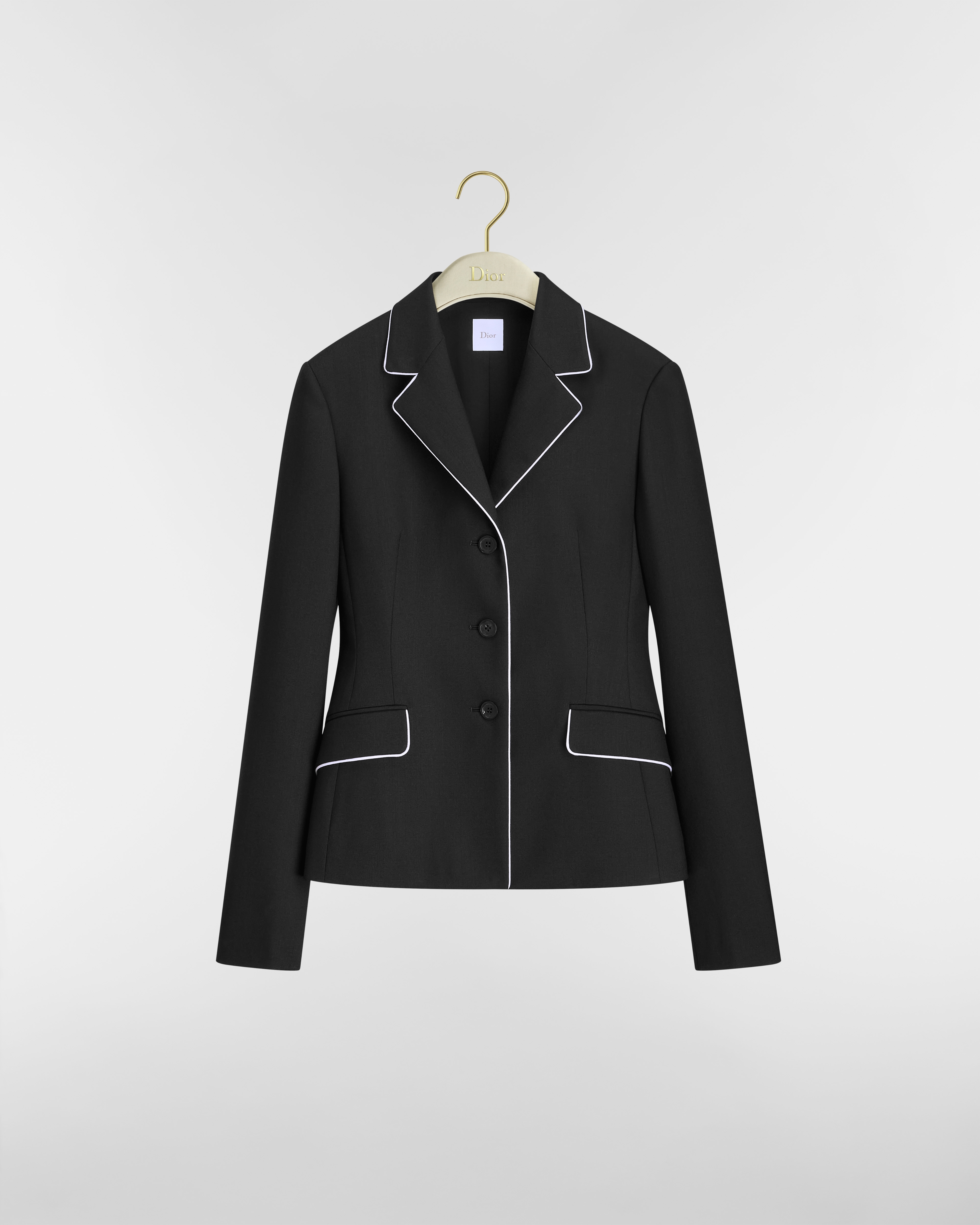 Chaqueta Bar Lana negra E01