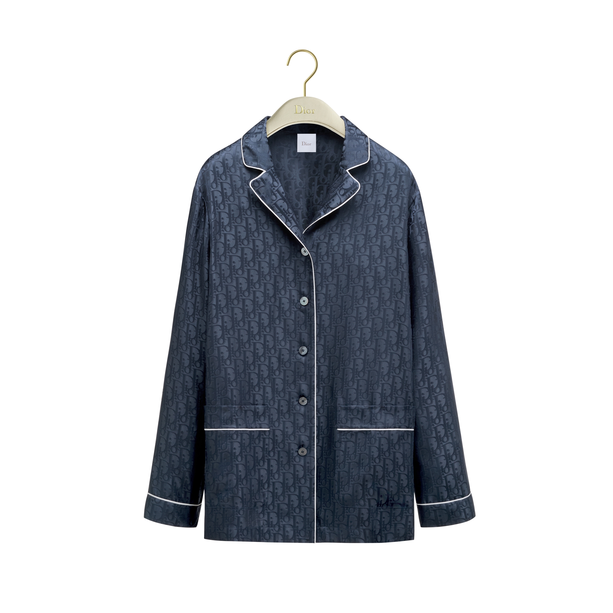 Shirt Blue Dior Oblique Silk Twill | DIOR