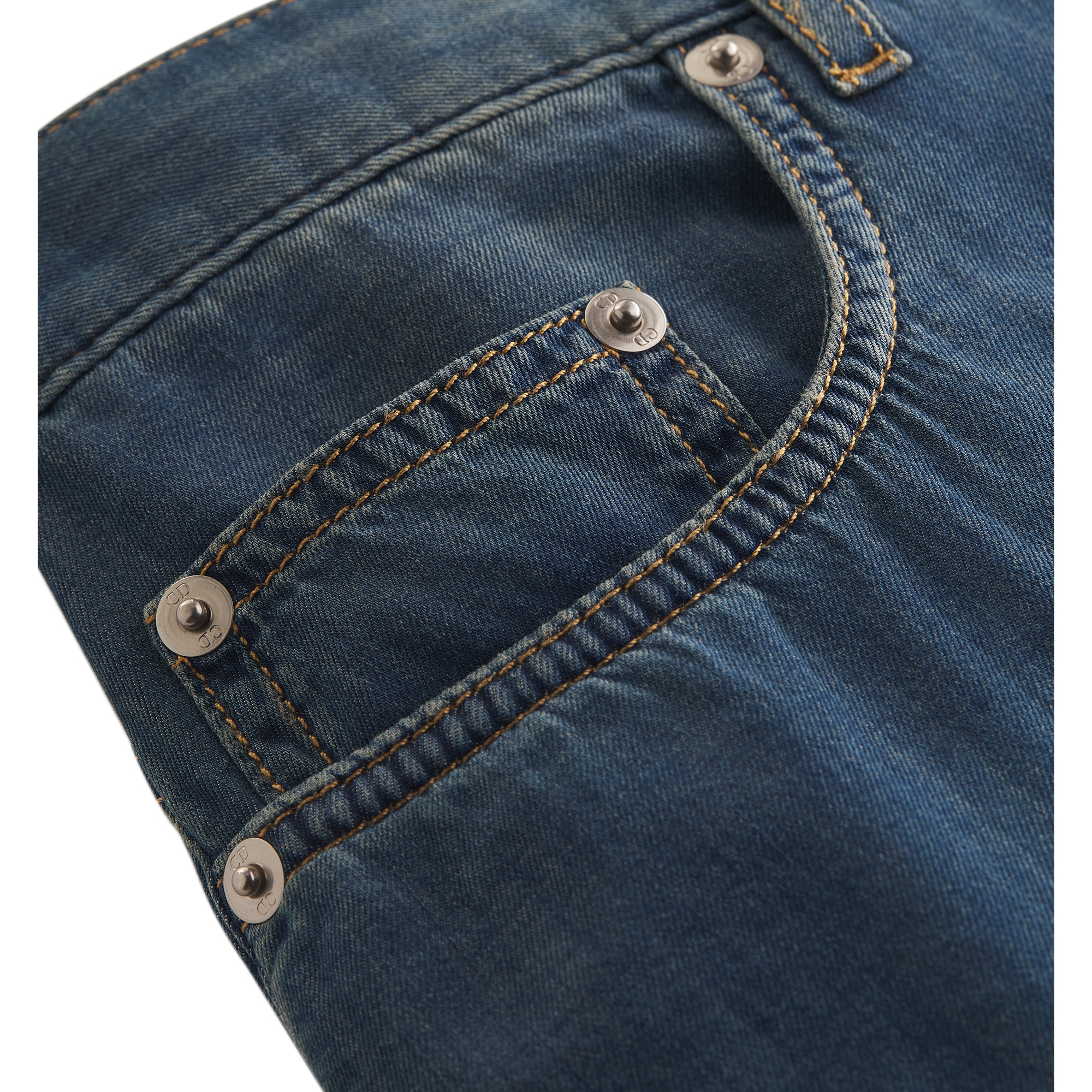Regular-Fit Jeans Blue Stonewashed Cotton Denim | DIOR
