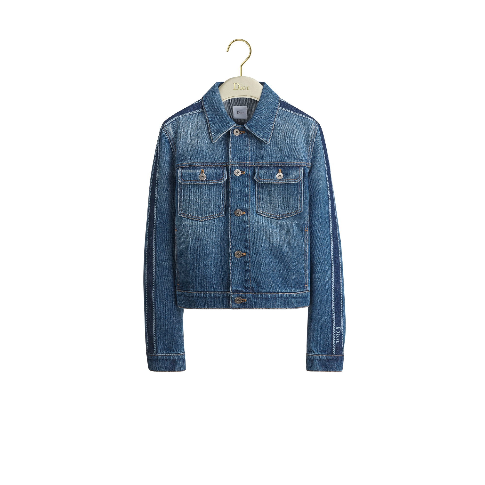 Dior デニムジャケット 36 Cropped Jacket Blue Stonewashed Cotton Denim | DIOR