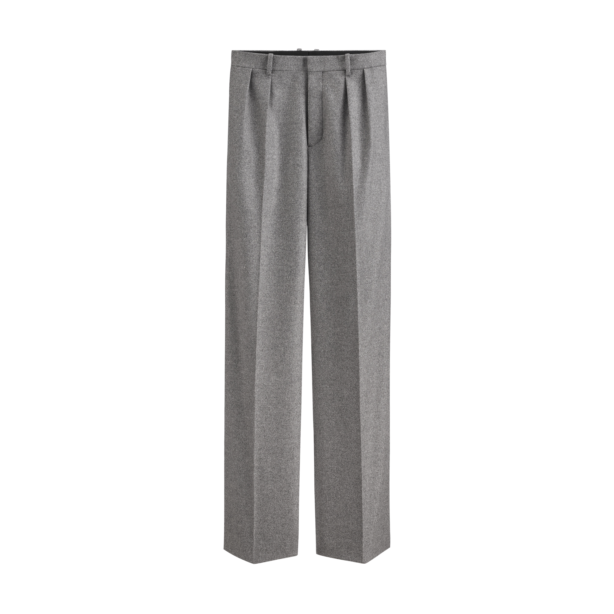 パンツ 90s Dior Pleated front gray slacks w33 Pleated Pants Gray Virgin Wool-Cashmere Flannel | DIOR US