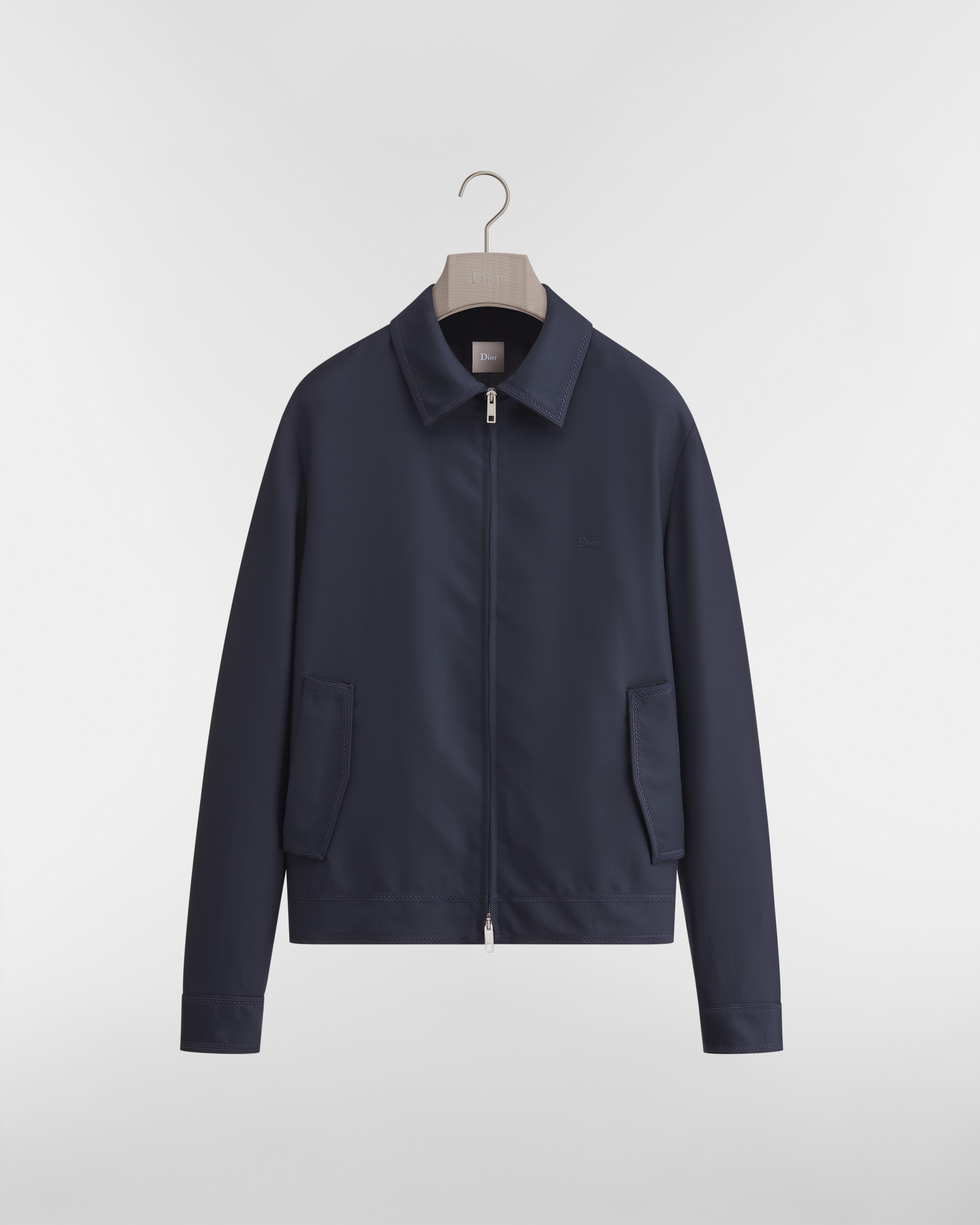 Zipped Jacket with Dior Moulures Embroideries