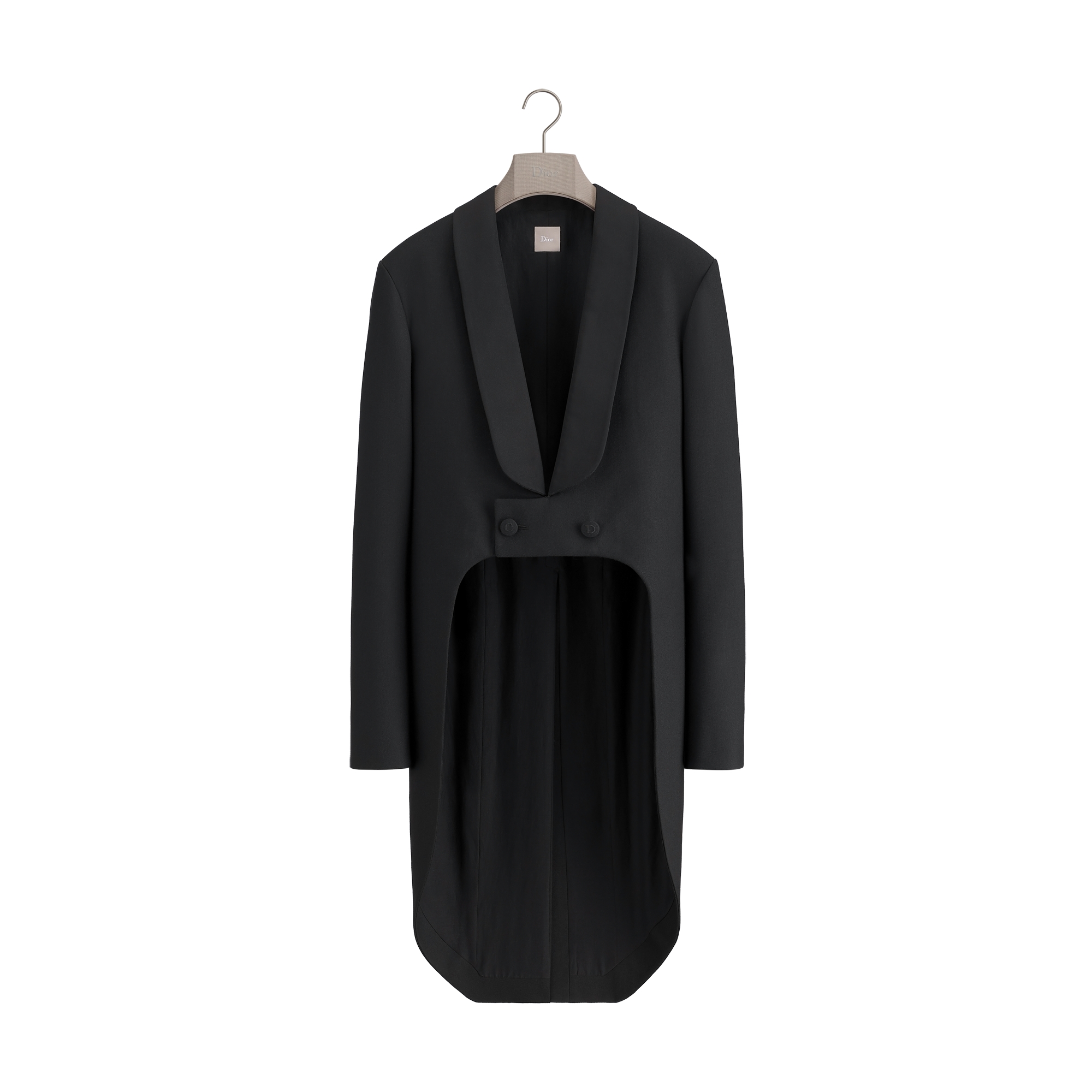 Tailcoat Black Wool Drill E01