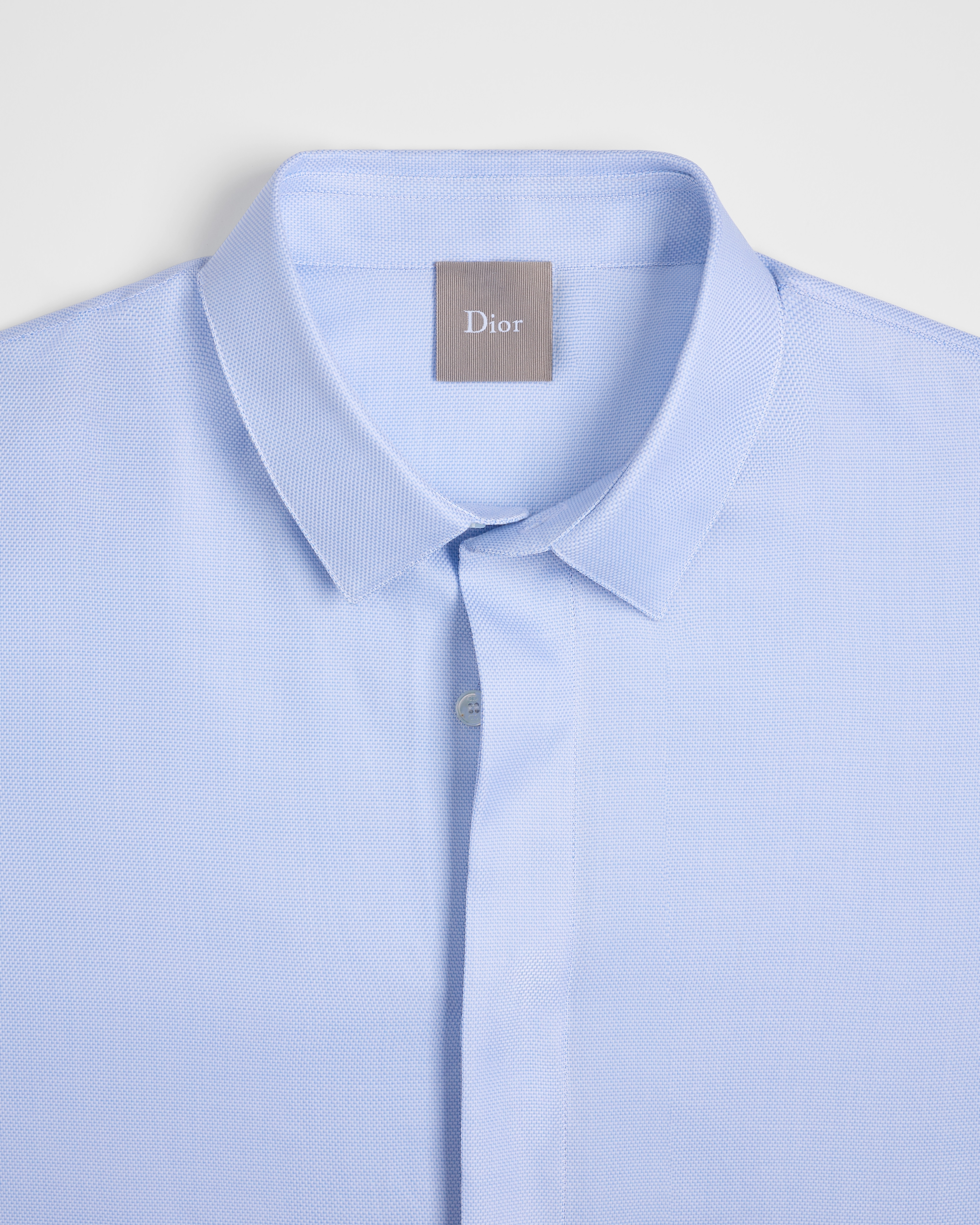 Shirt with Bee Embroidery White Cotton Poplin | DIOR AU