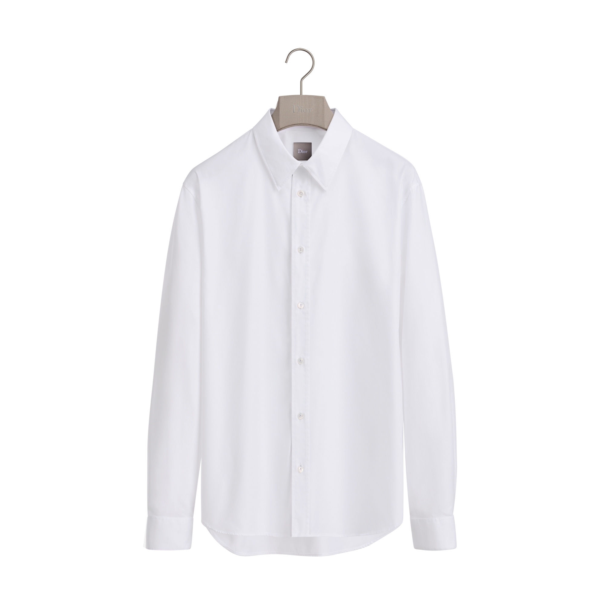 Dior Regimental Shirt White Cotton Oxford E01