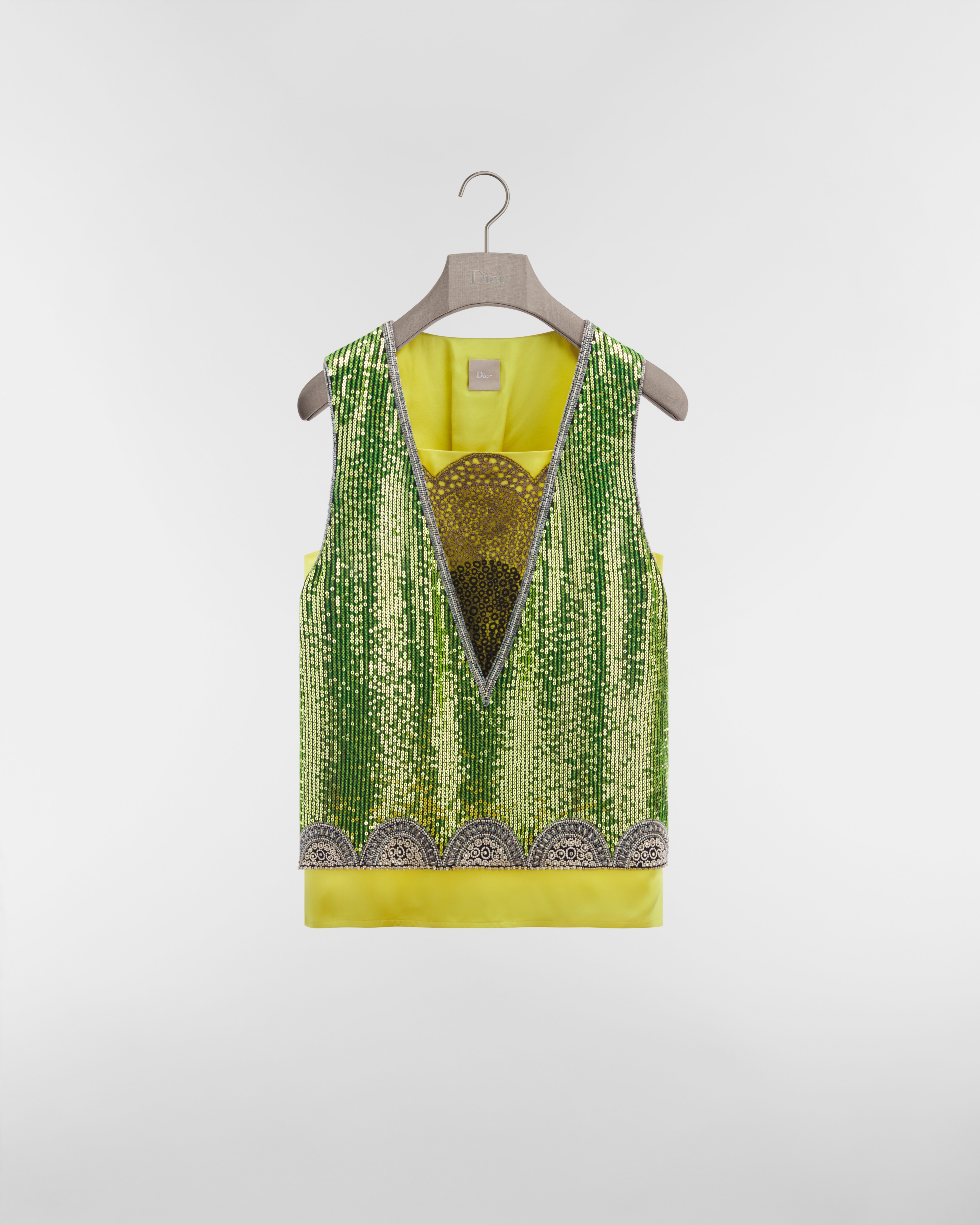 Sleeveless Top with Sequins