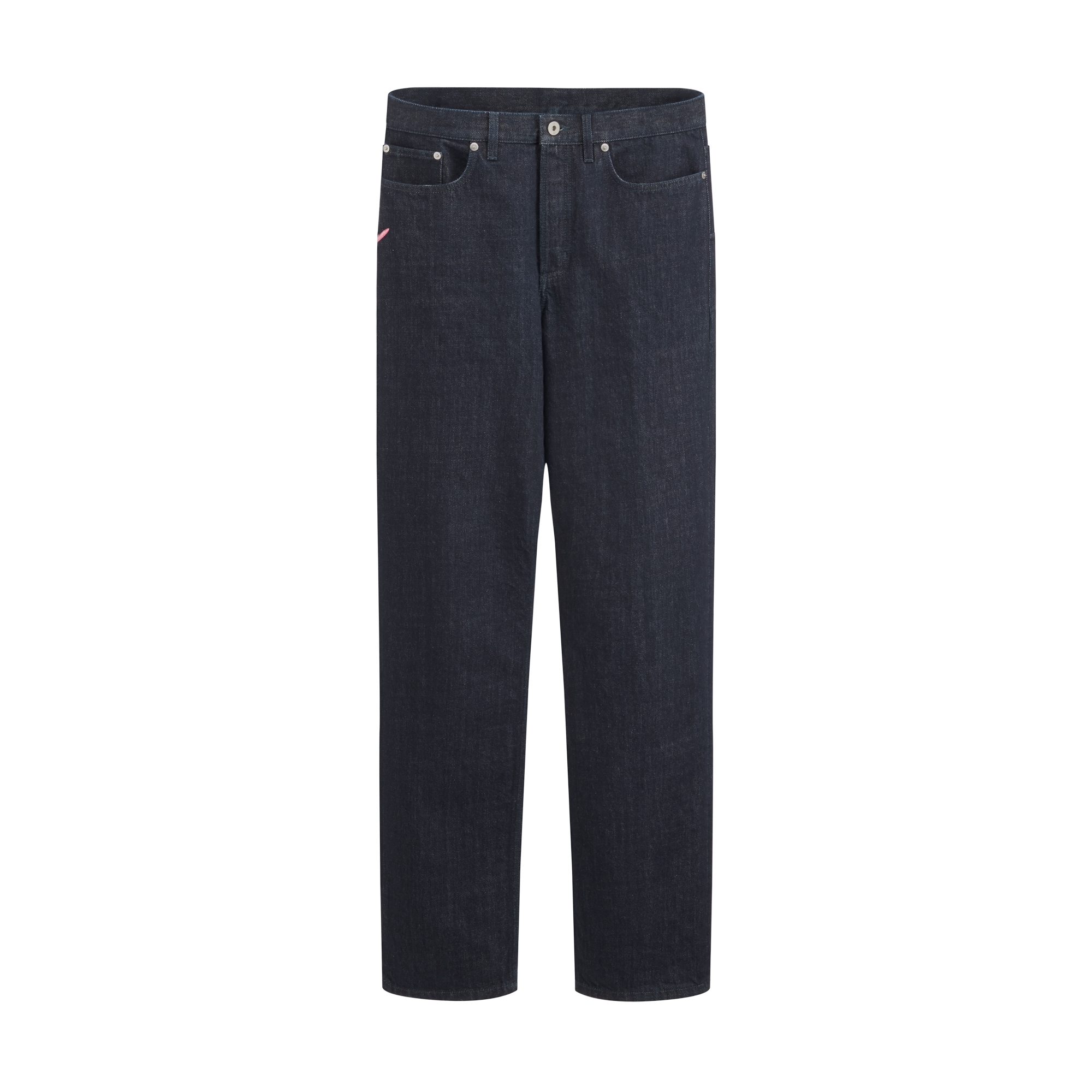 Dior Colibri Long Regular Jeans Blue Cotton Twill | DIOR US