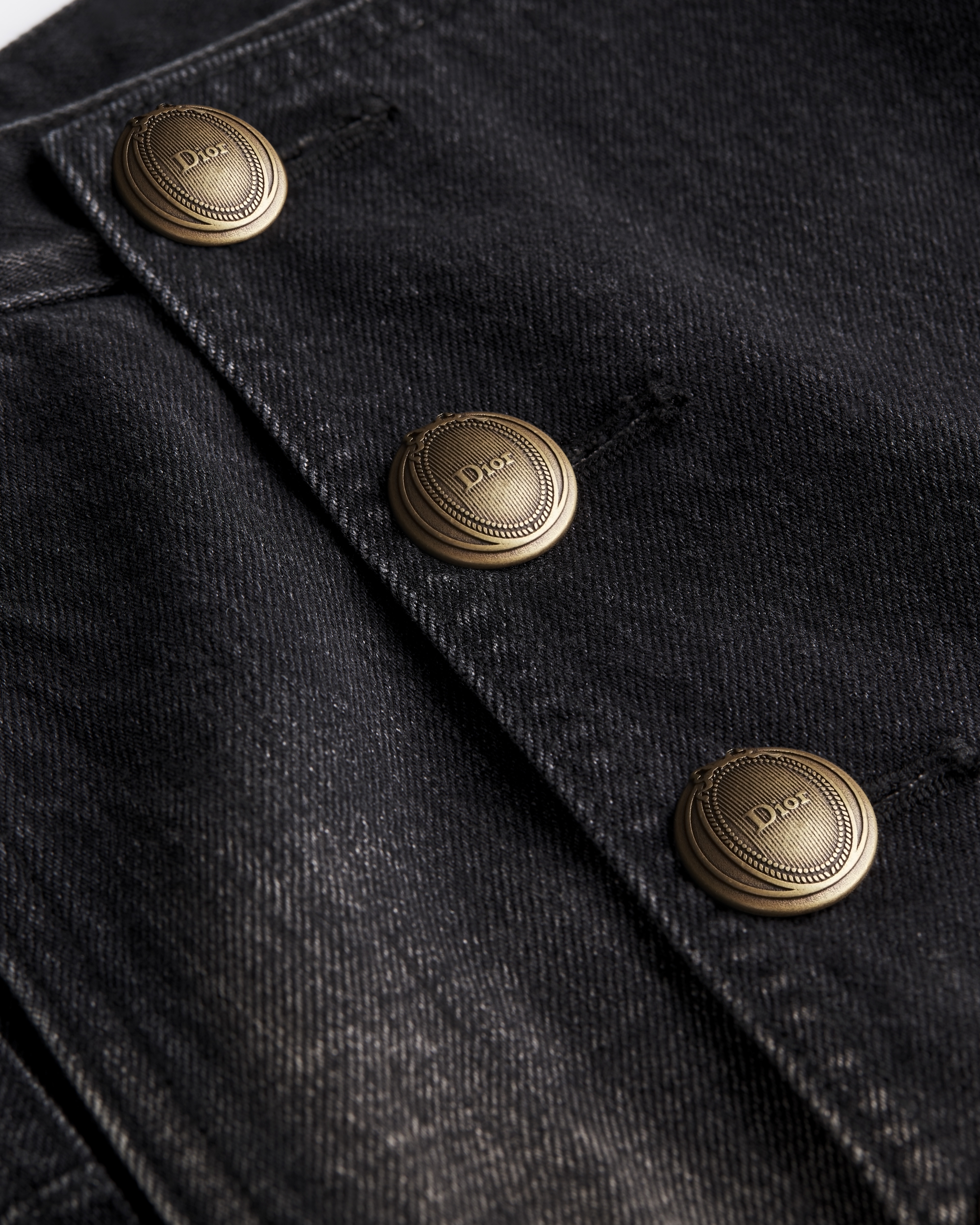Short cargo estilo marinheiro Twill de algodão preto E10