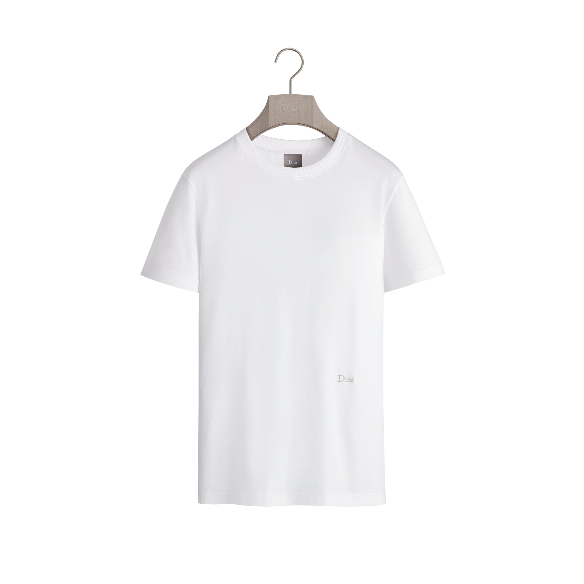  Jersey di cotone Sea Island bianco