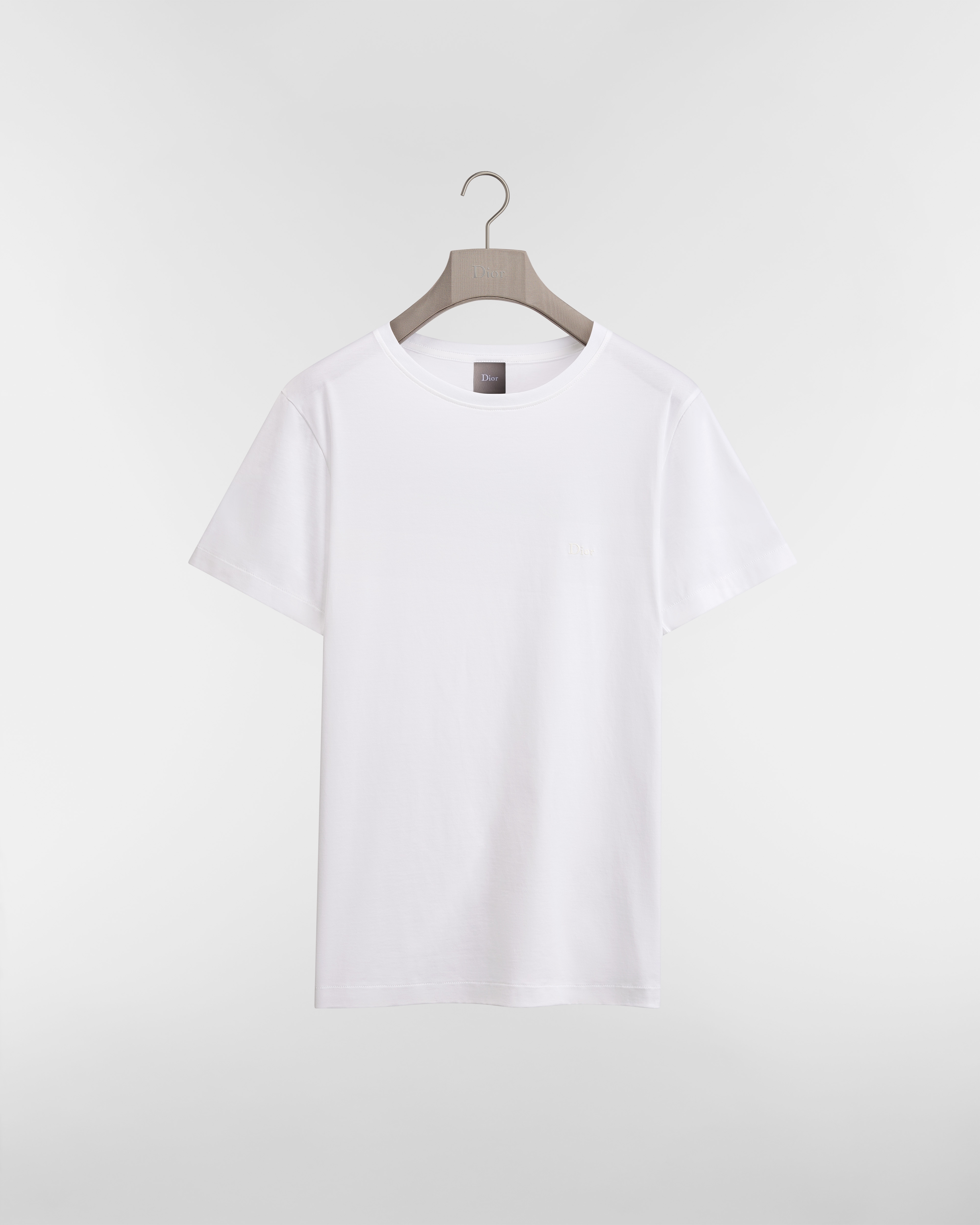 T-Shirt with Dior Embroidery, Slim Fit