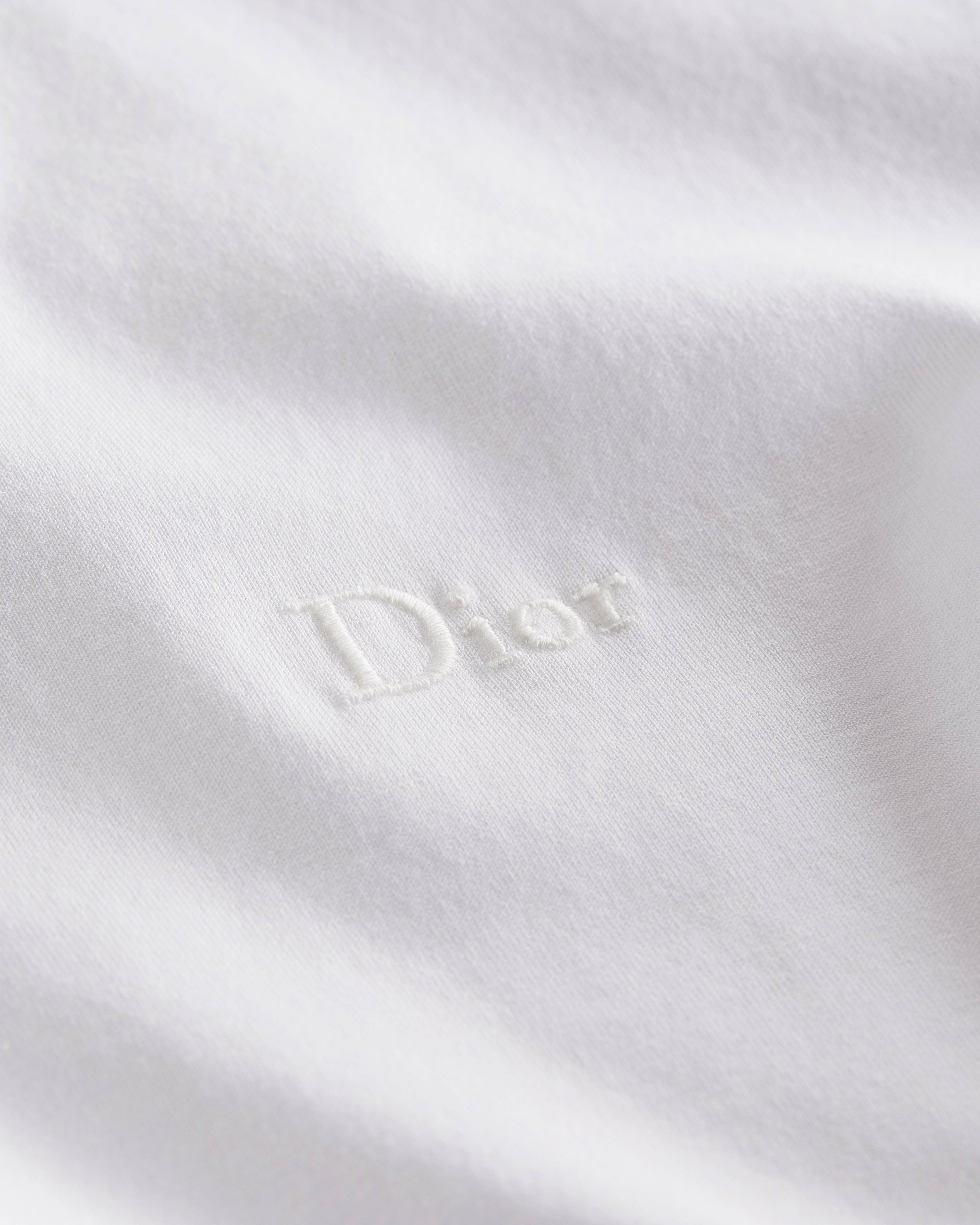 T-Shirt with Dior Embroidery, Slim Fit