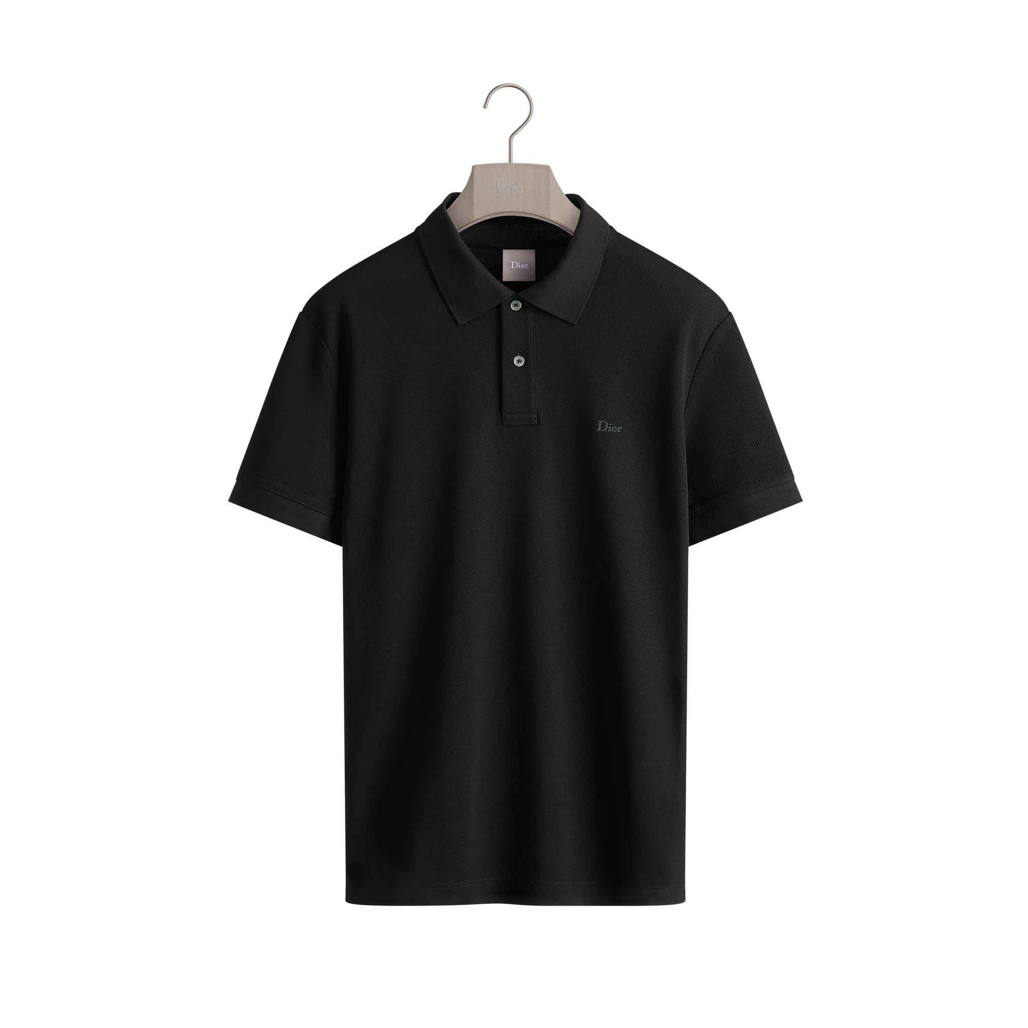  Black Cotton Piqué